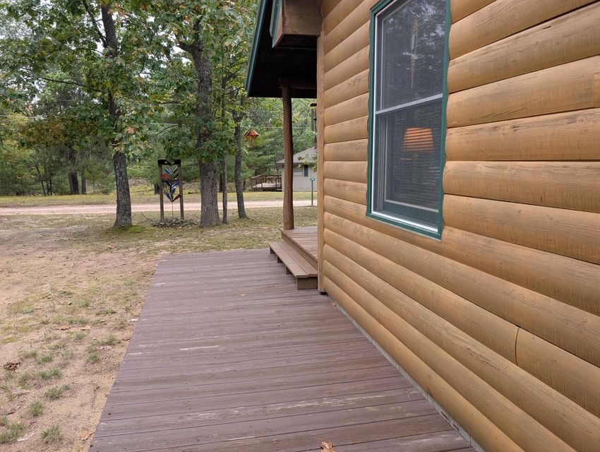 Half-Log Cabin with Loft on Canada Creek Ranch, Atlanta MI