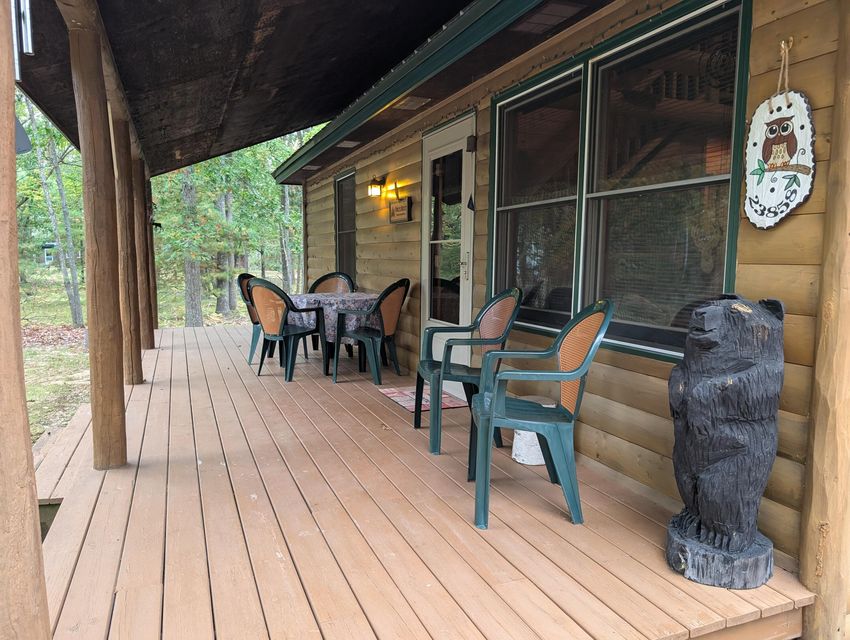 Half-Log Cabin with Loft on Canada Creek Ranch, Atlanta MI
