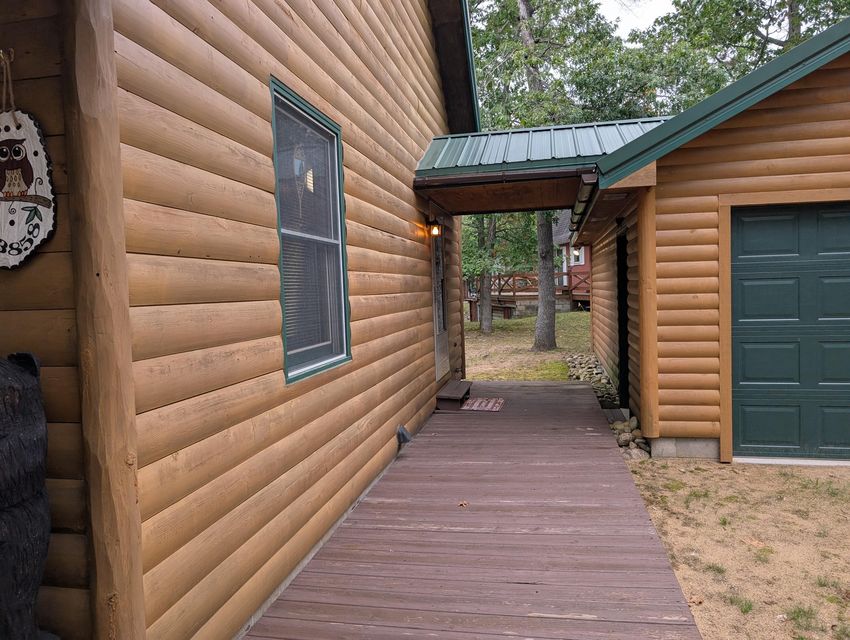 Half-Log Cabin with Loft on Canada Creek Ranch, Atlanta MI