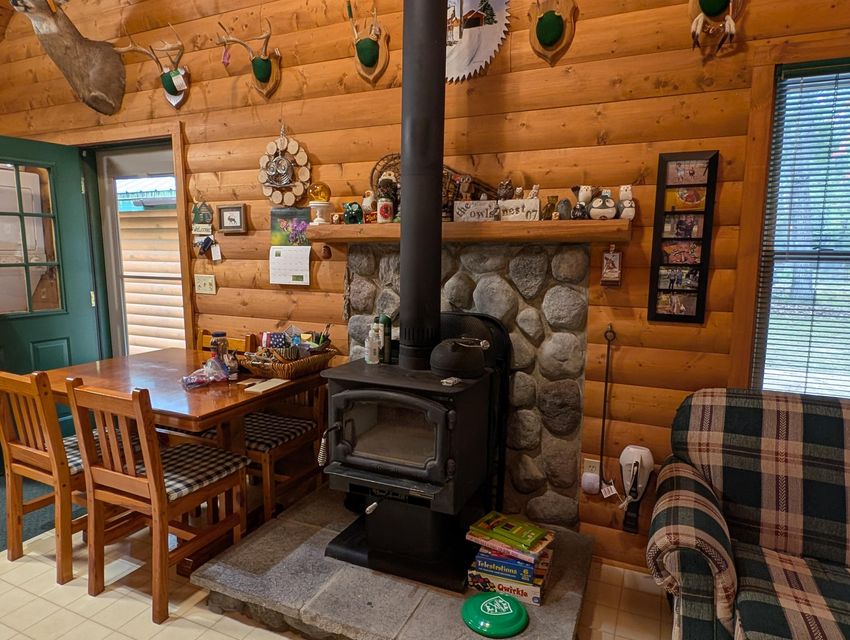 Half-Log Cabin with Loft on Canada Creek Ranch, Atlanta MI