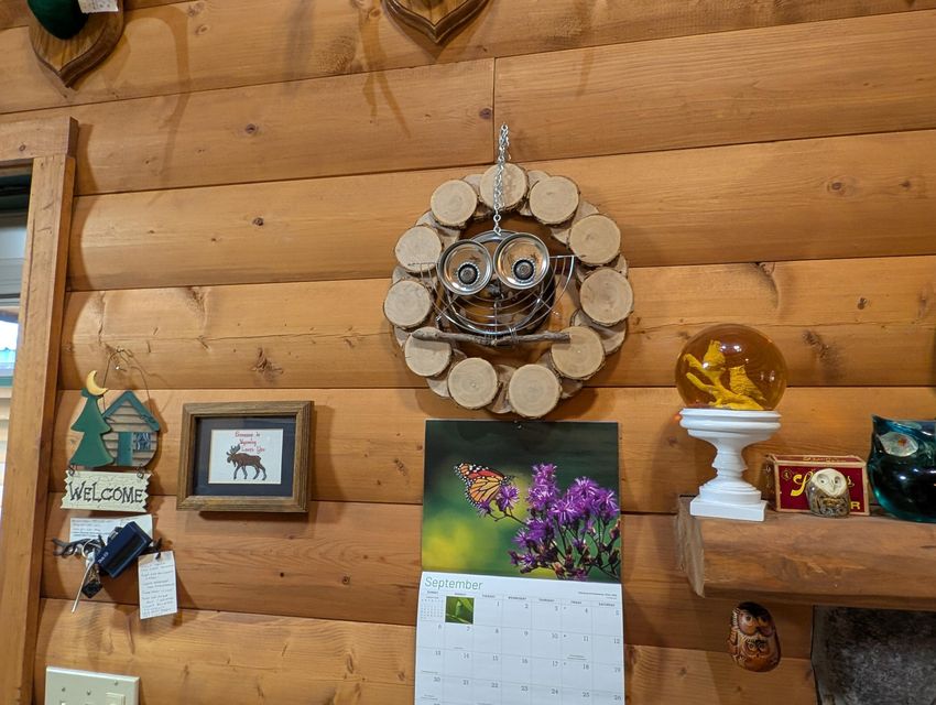 Half-Log Cabin with Loft on Canada Creek Ranch, Atlanta MI