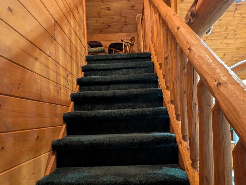 Half-Log Cabin with Loft on Canada Creek Ranch, Atlanta MI