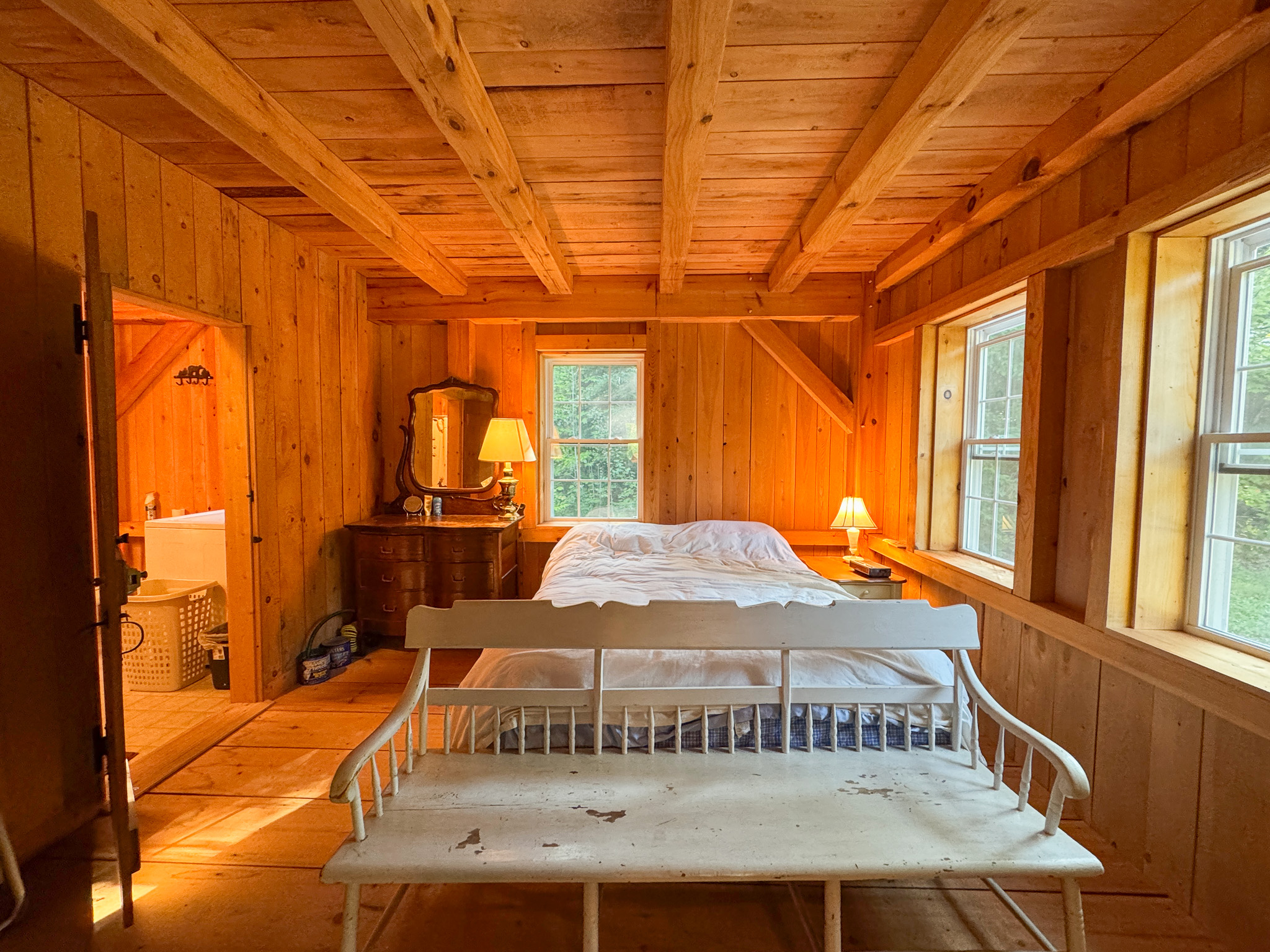145 Acres with Timber Frame Cabin & Barn in Masardis, Maine