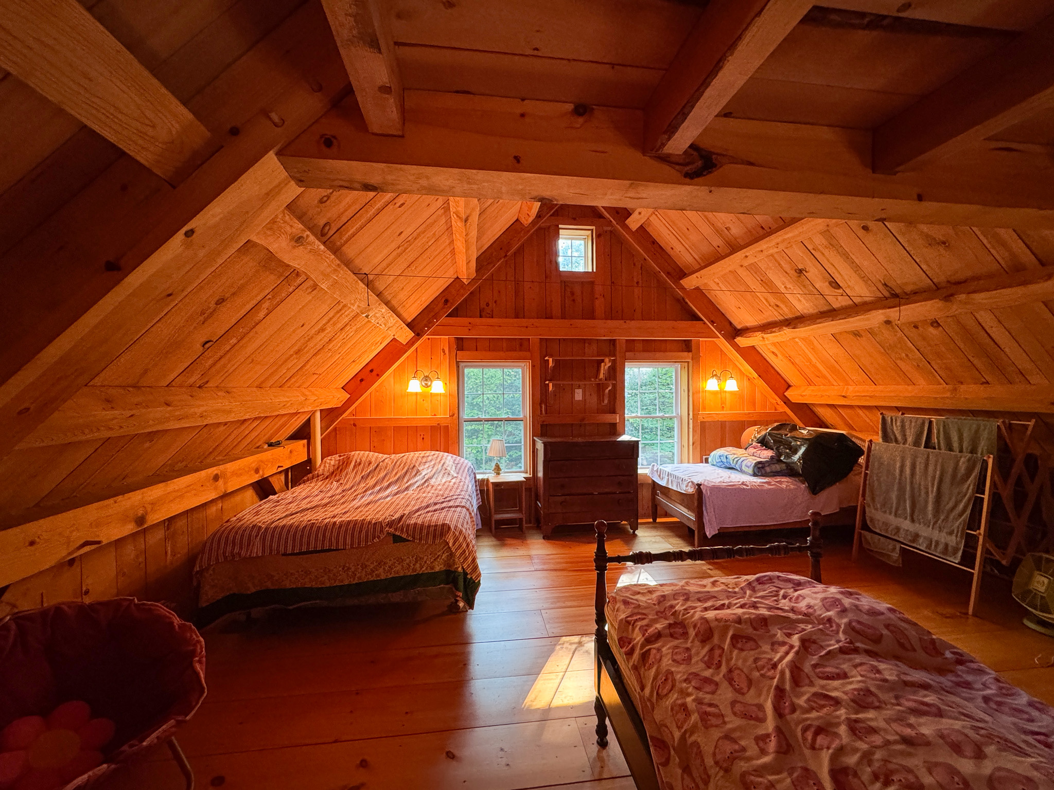 145 Acres with Timber Frame Cabin & Barn in Masardis, Maine