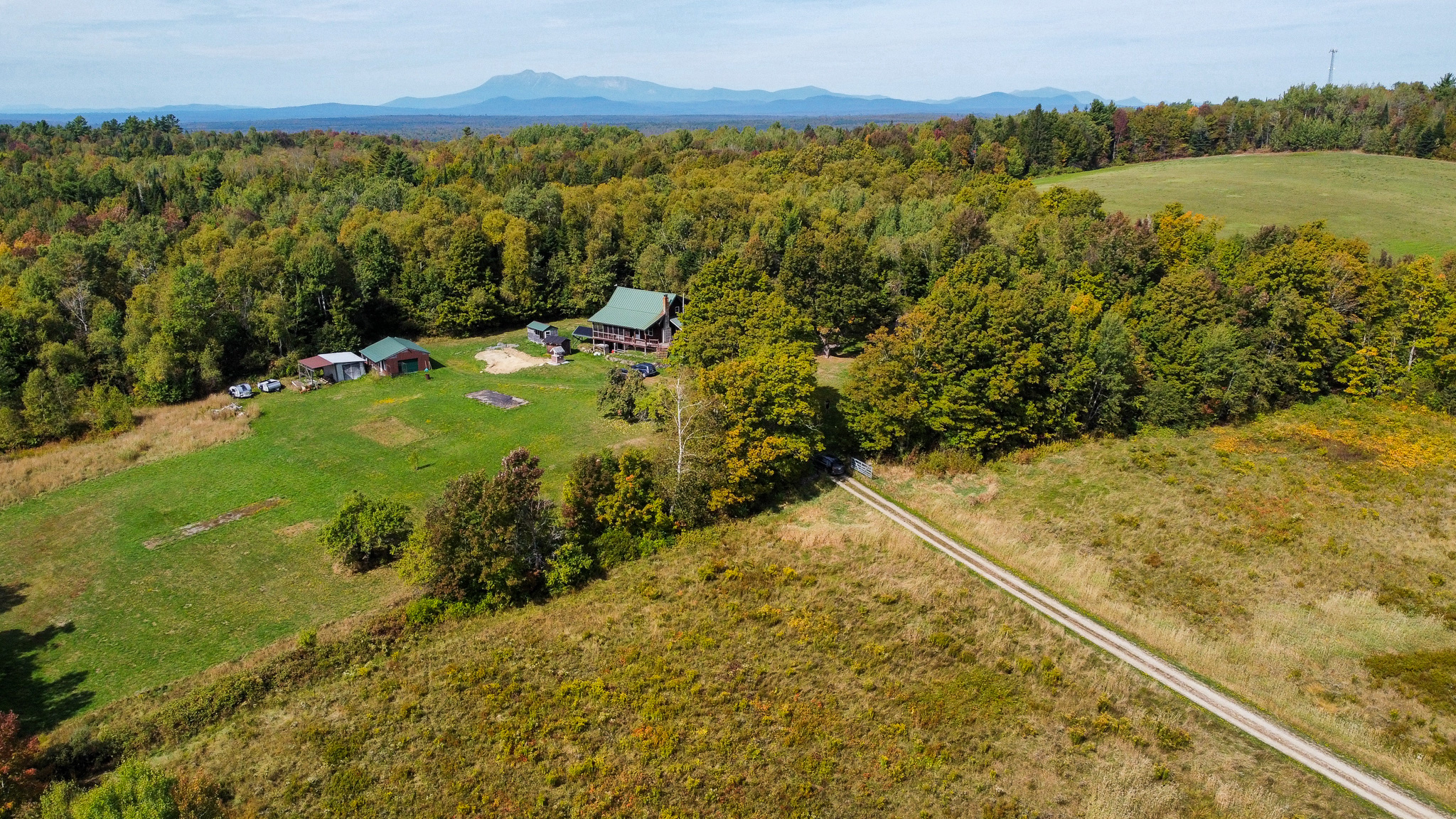 Off-Grid Log Home on 33.4 Acres