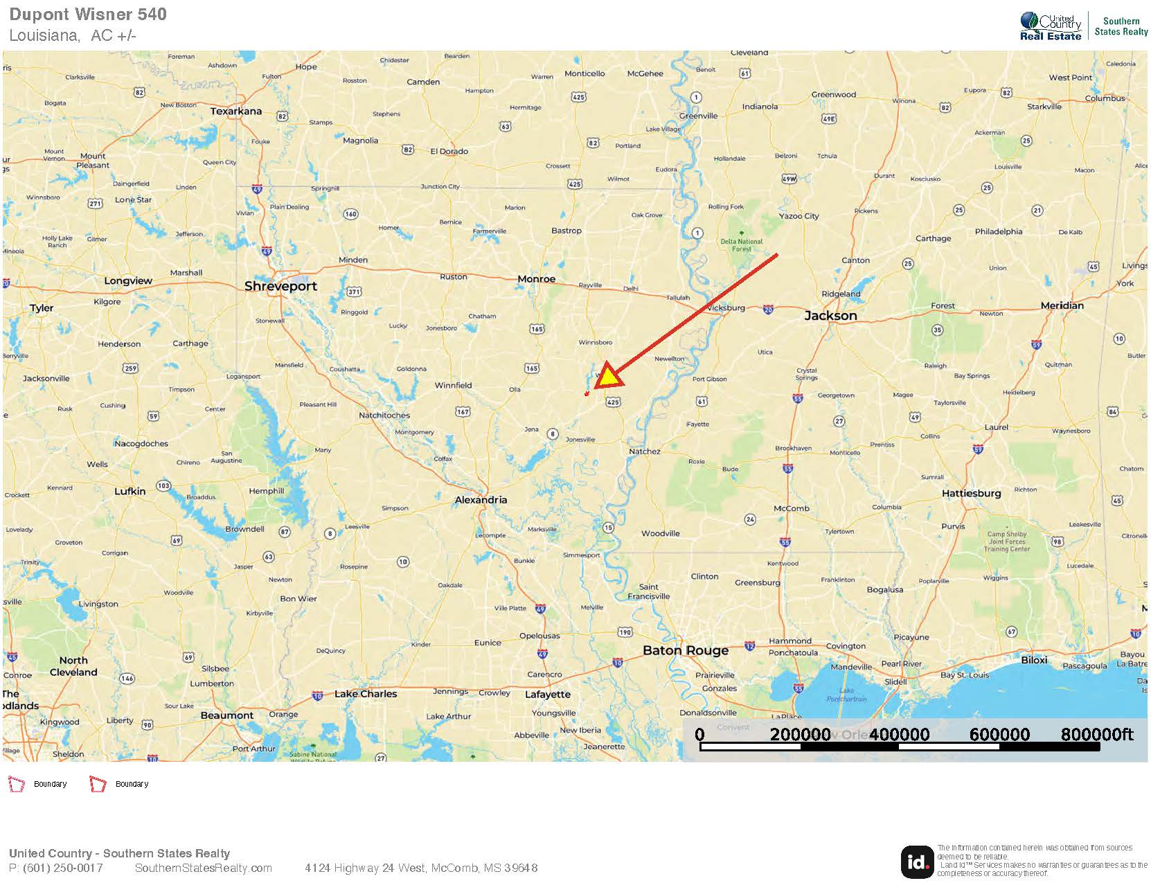 Duck and Deer Hunting Land for Sale Wisner  LA