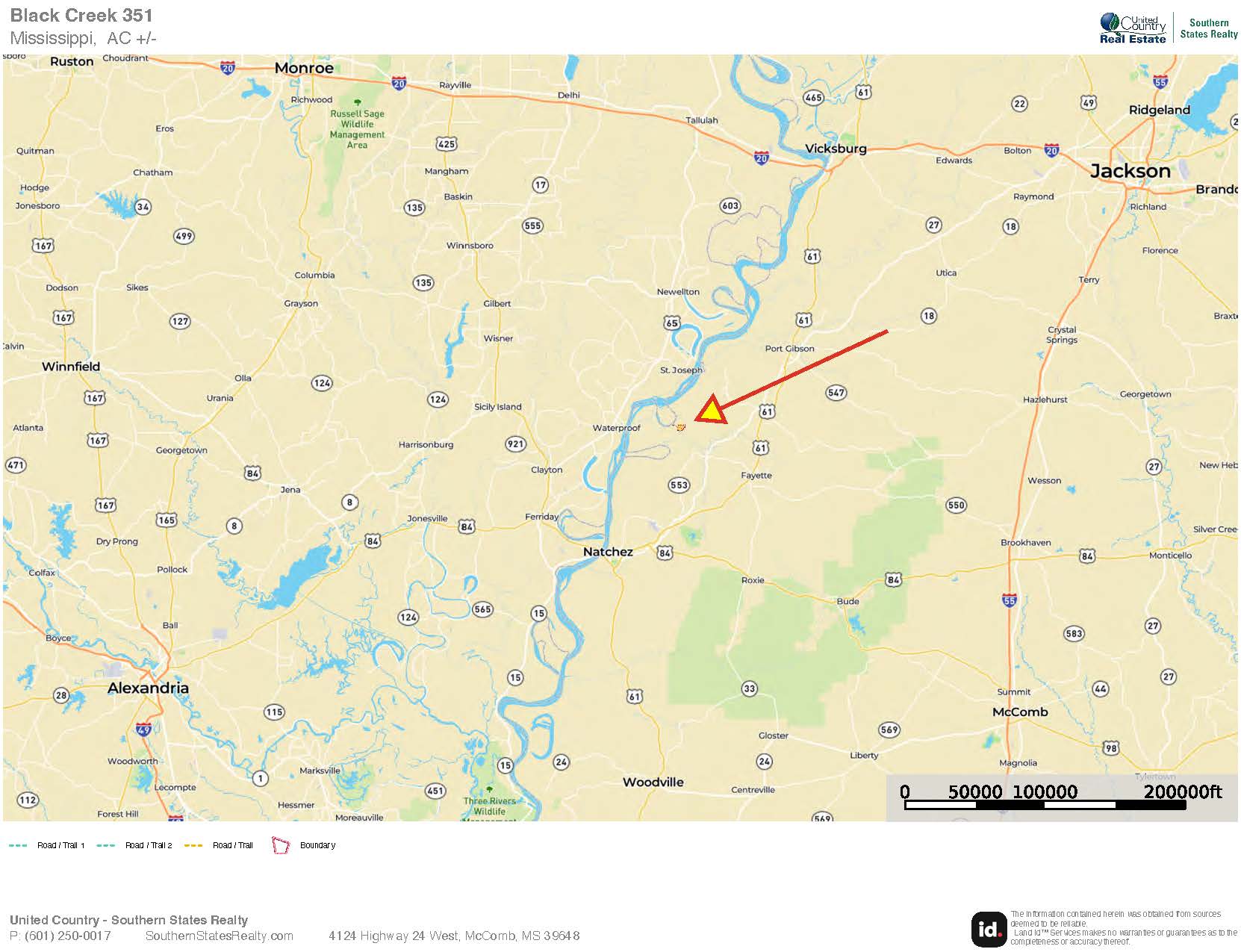 Lorman, MS Hunting Property near the Mississippi River