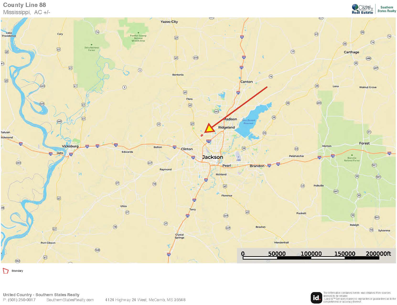 88 Acres for Sale in Hinds County Jackson, MS