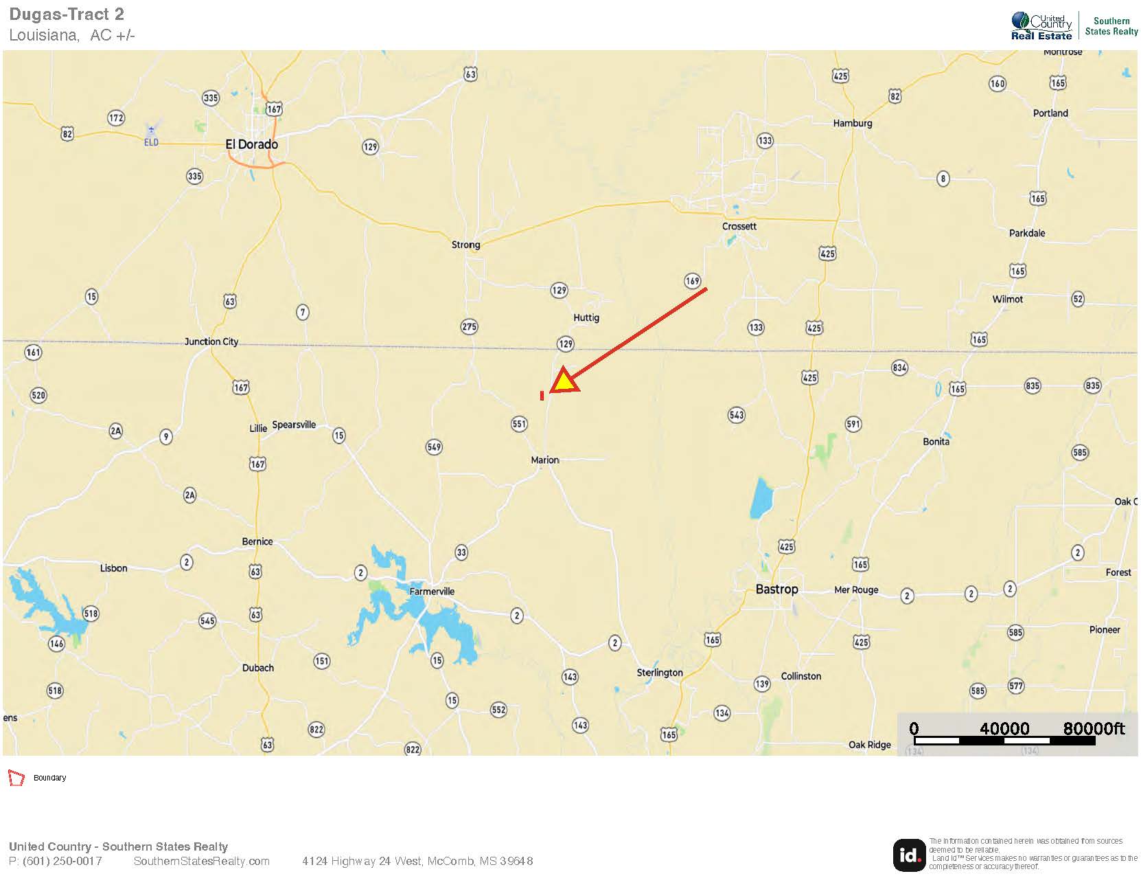 Timberland for Sale Union Parish – Arrant Place