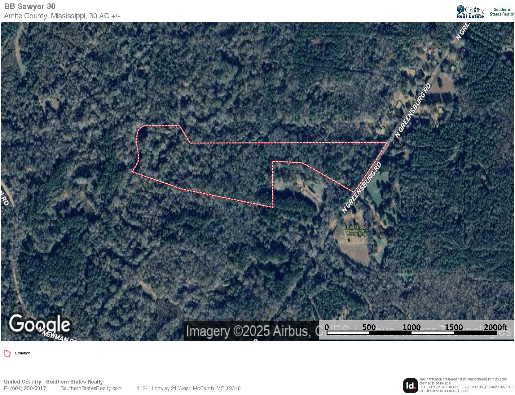 30 Acre Amite River Hunting Tract Amite County MS