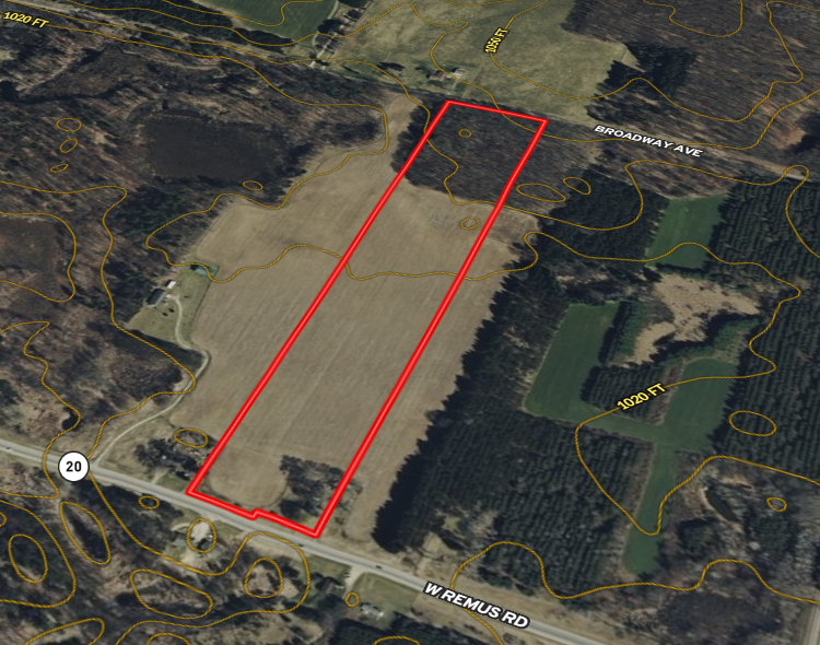 26.6 Acres on a Paved Road in Isabella County MI