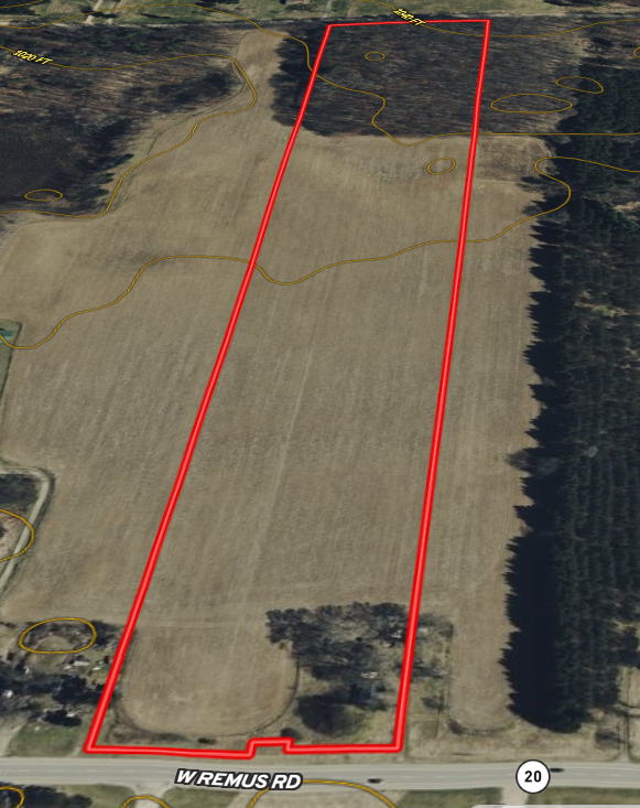 26.6 Acres on a Paved Road in Isabella County MI