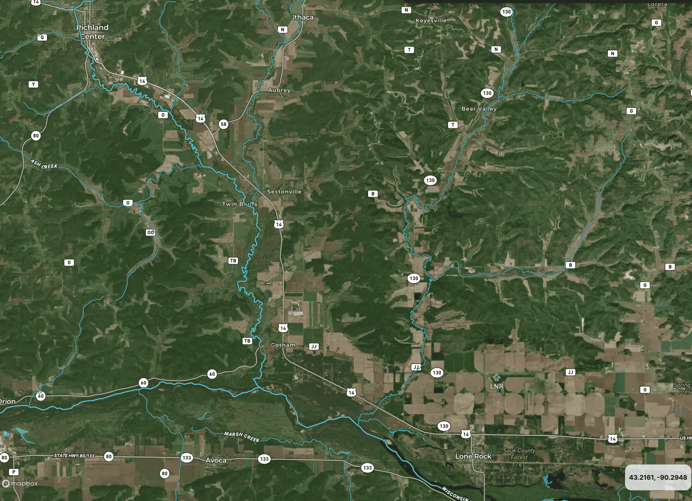 22.34 Acres of Driftless Region Recreational Paradise – Richland County, Wisconsin