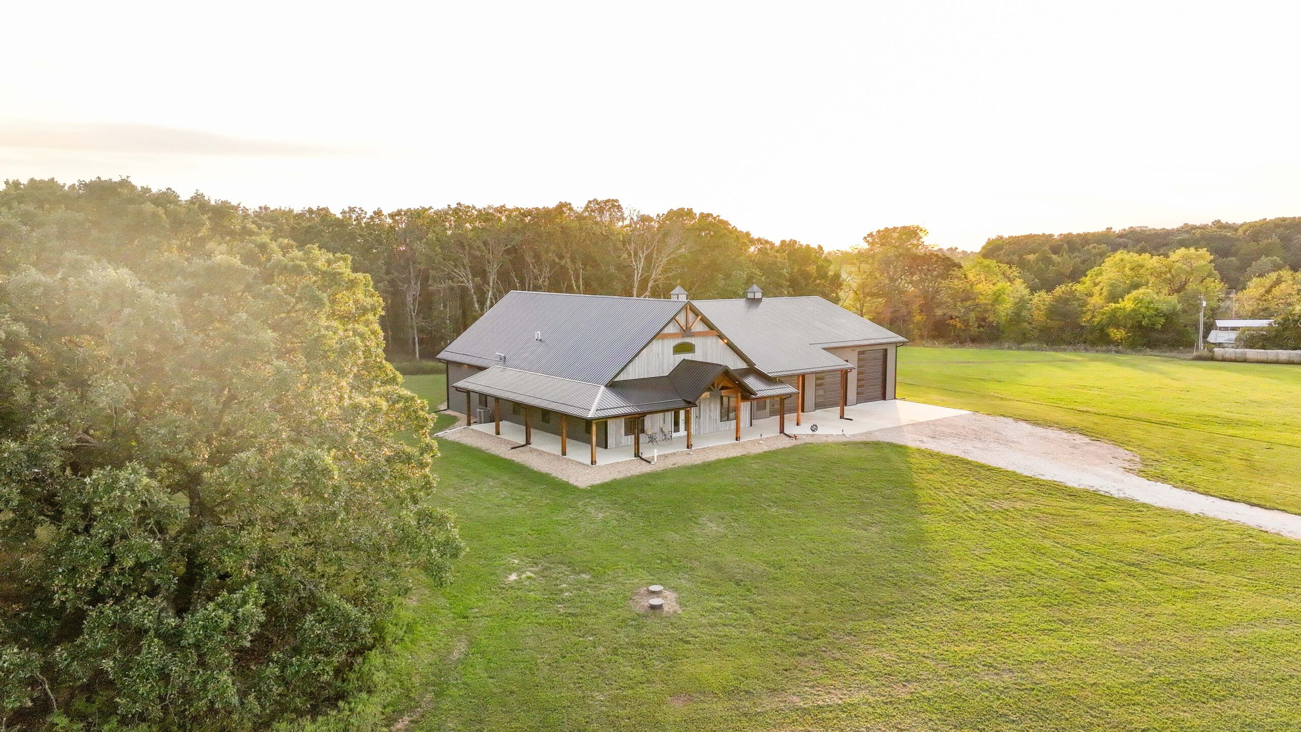 245.4 +\- acres with home in Cross Timbers MO