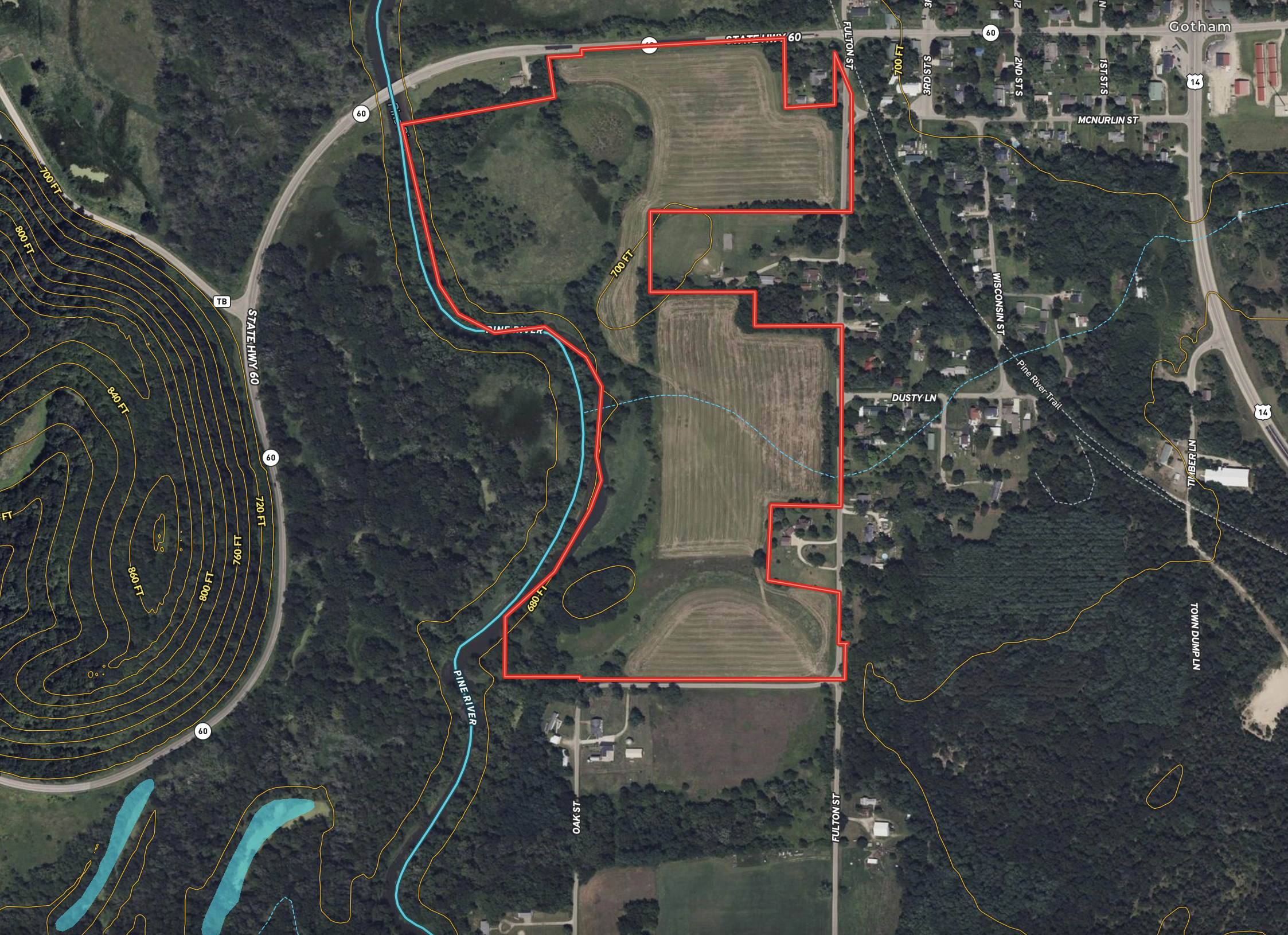 56.84 Acres of Driftless Region Recreational Paradise – Richland County, Wisconsin
