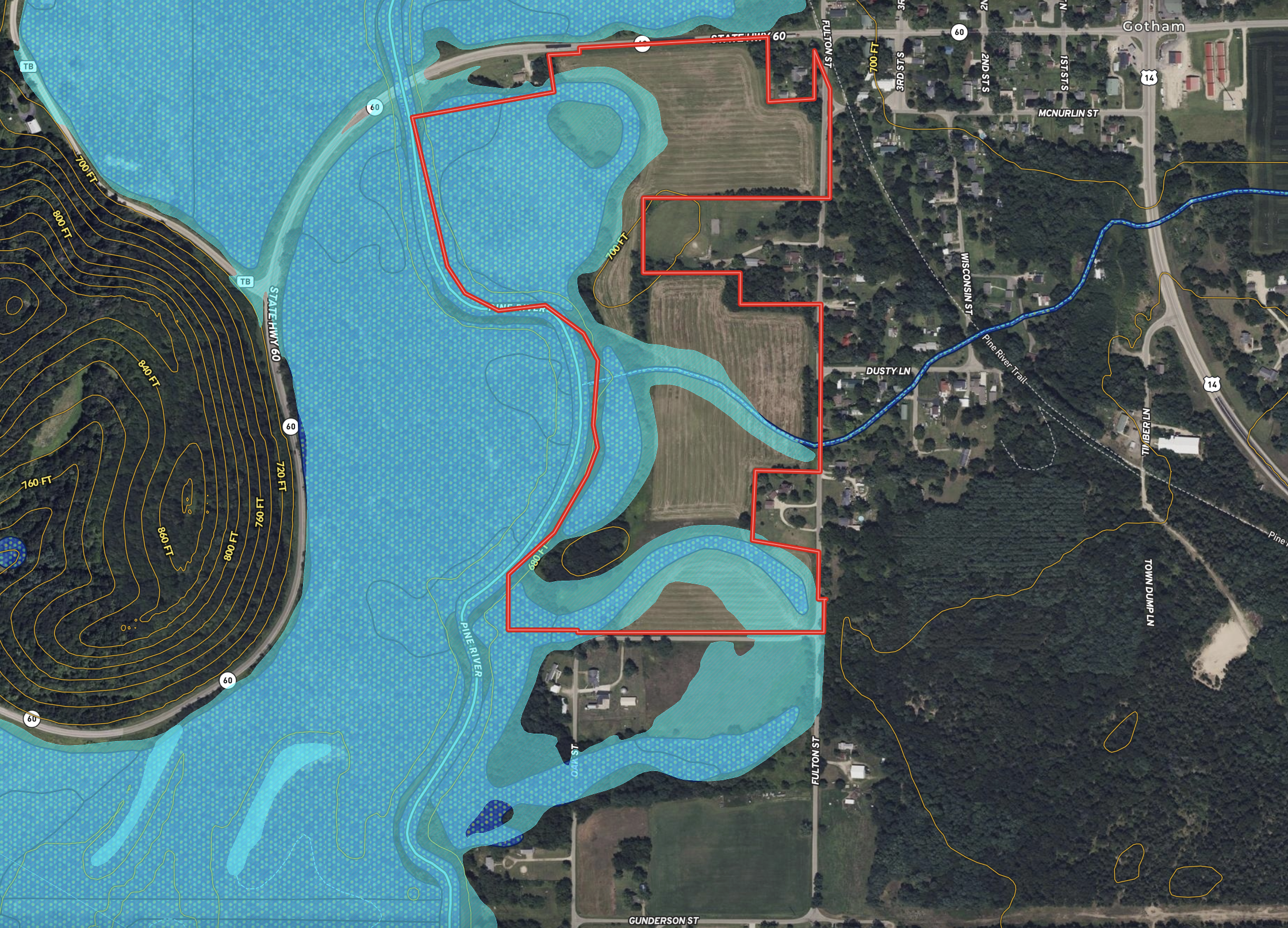 56.84 Acres of Driftless Region Recreational Paradise – Richland County, Wisconsin