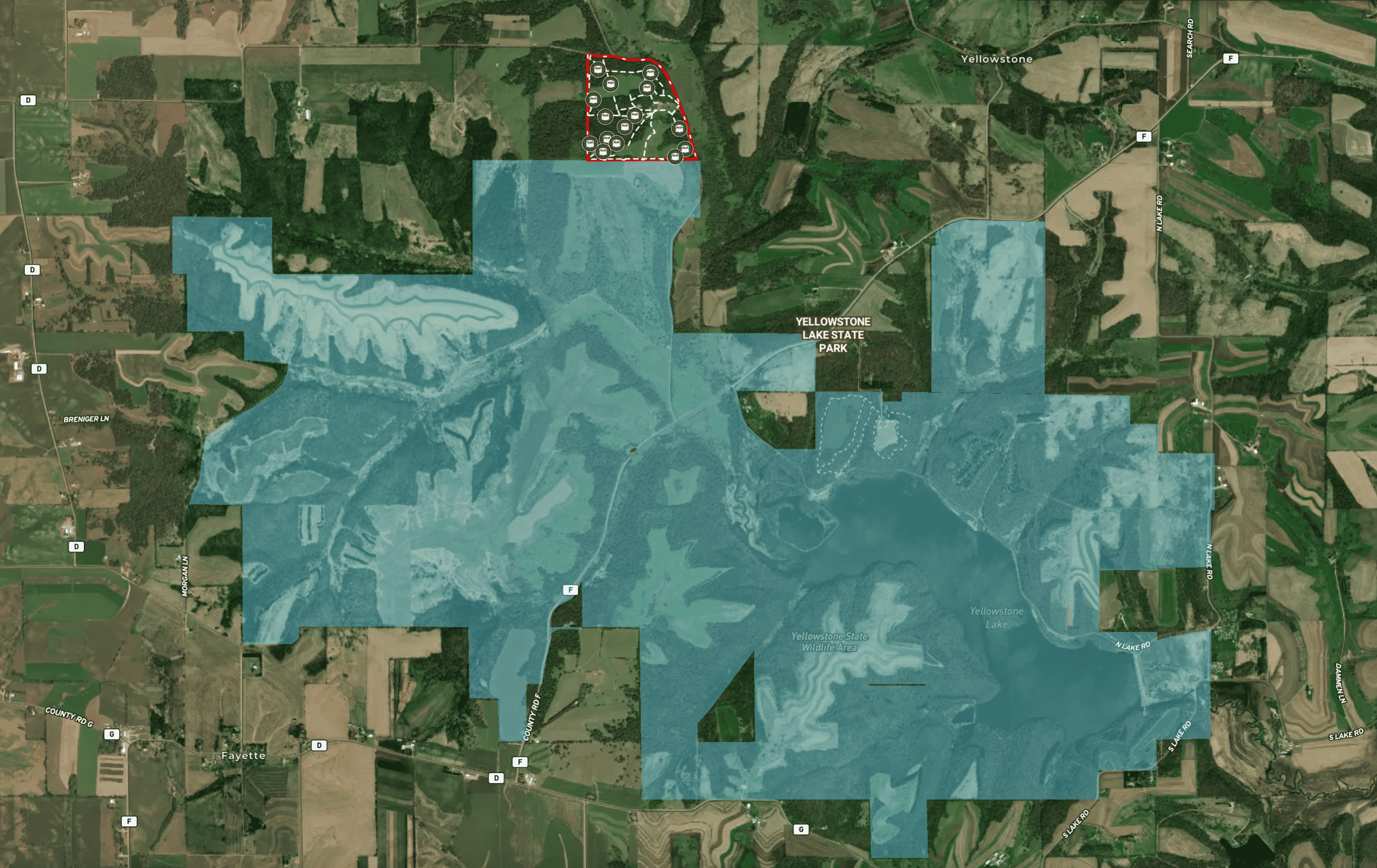 113-Acre Driftless Valley Estate for Sale in Lafayette County, Wisconsin