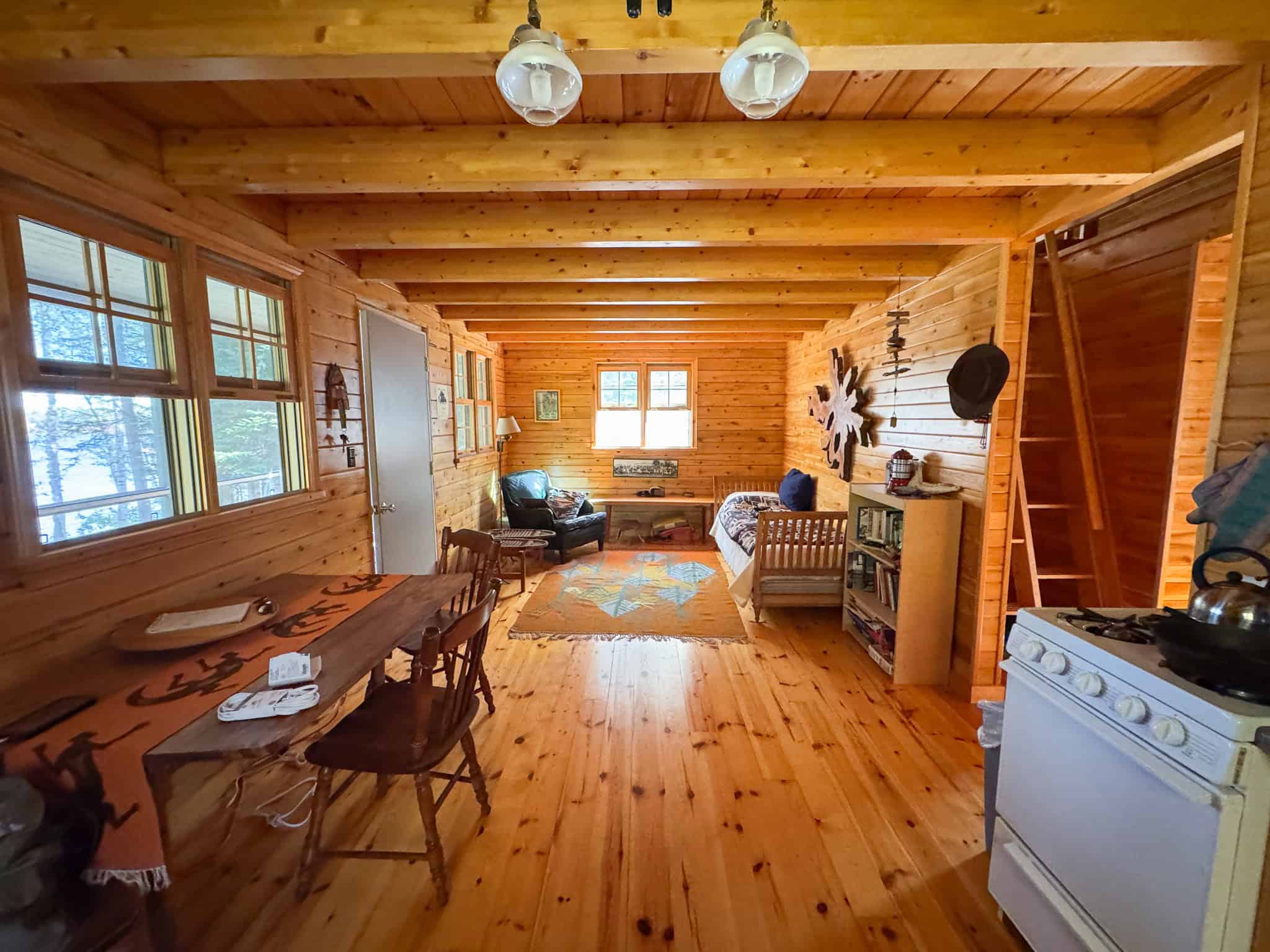 One of a Kind Off-grid Log Cabin Retreat
