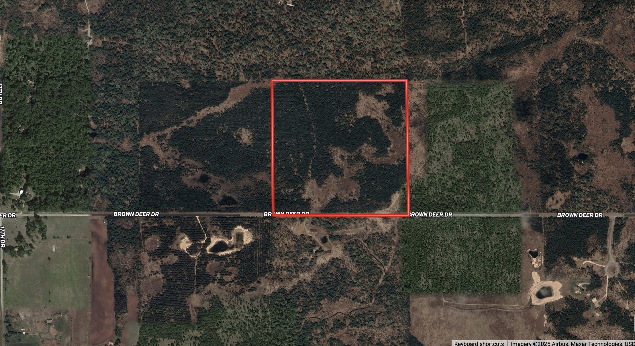 40 acres of recreational land in the Town of Monroe, Adams County