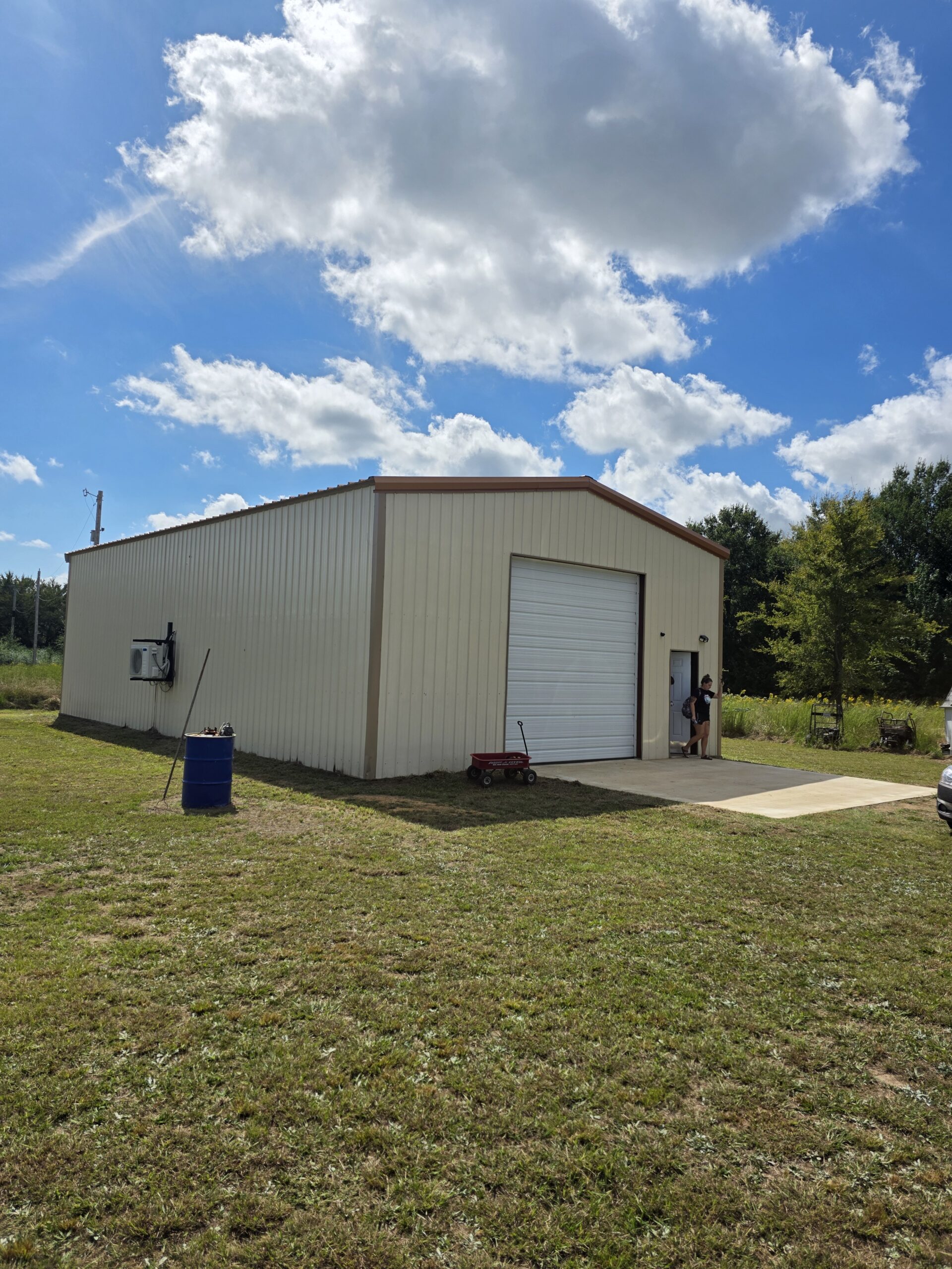 20 Acres with Shop and Living Quarters for Sale – Secluded Land in Boswell, OK
