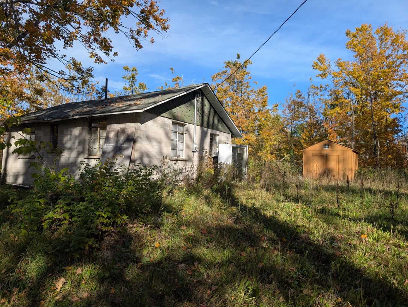 33+ Acre Hunting Camp with Cabin Near Gaylanta Lake, Atlanta MI