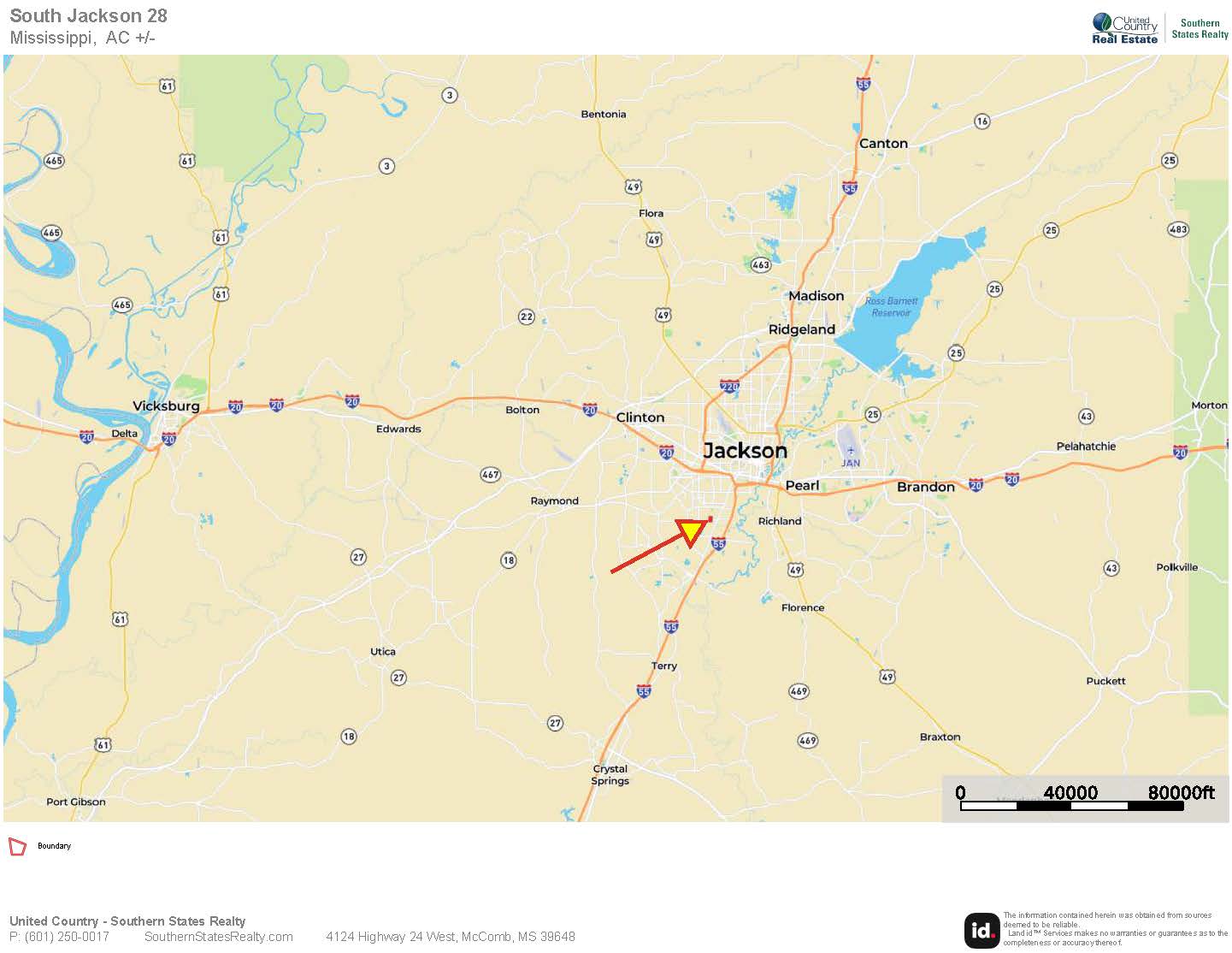 28 Acres for Sale South Jackson, Hinds County, MS