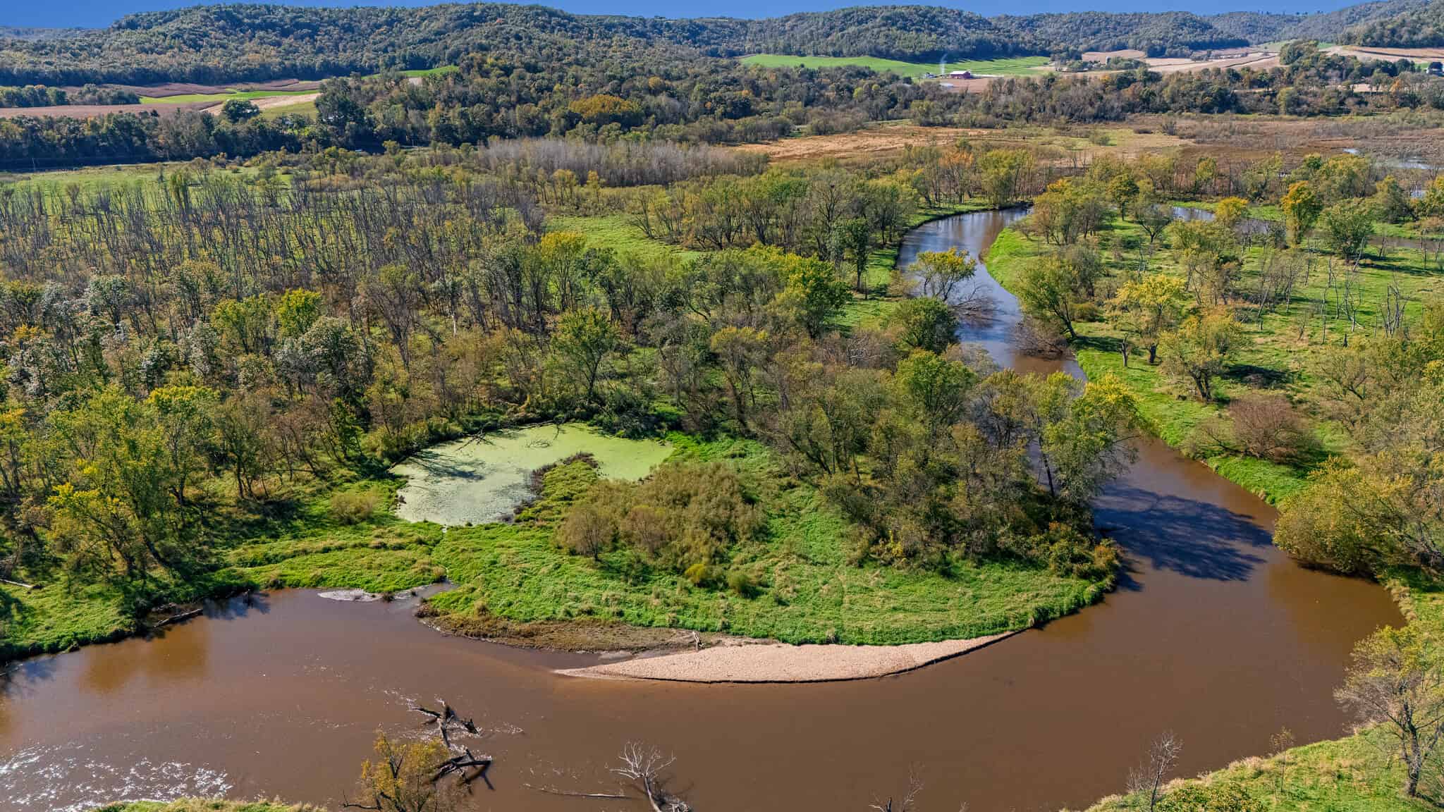 Trempealeau County Riverfront Hunting Land for Sale