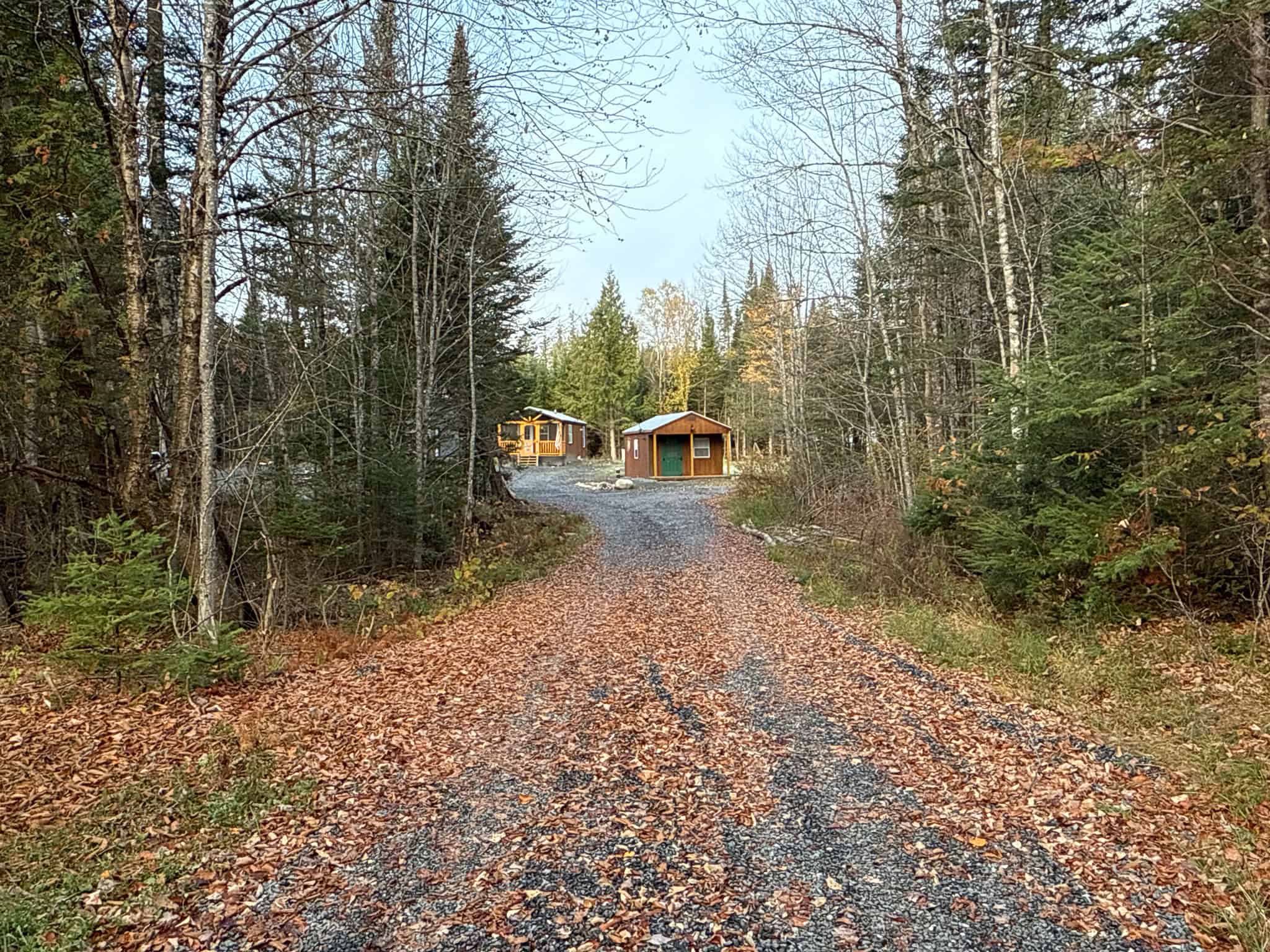 Off-Grid Maine Homestead with Dual Cabins, Solar Power & 49± Acres
