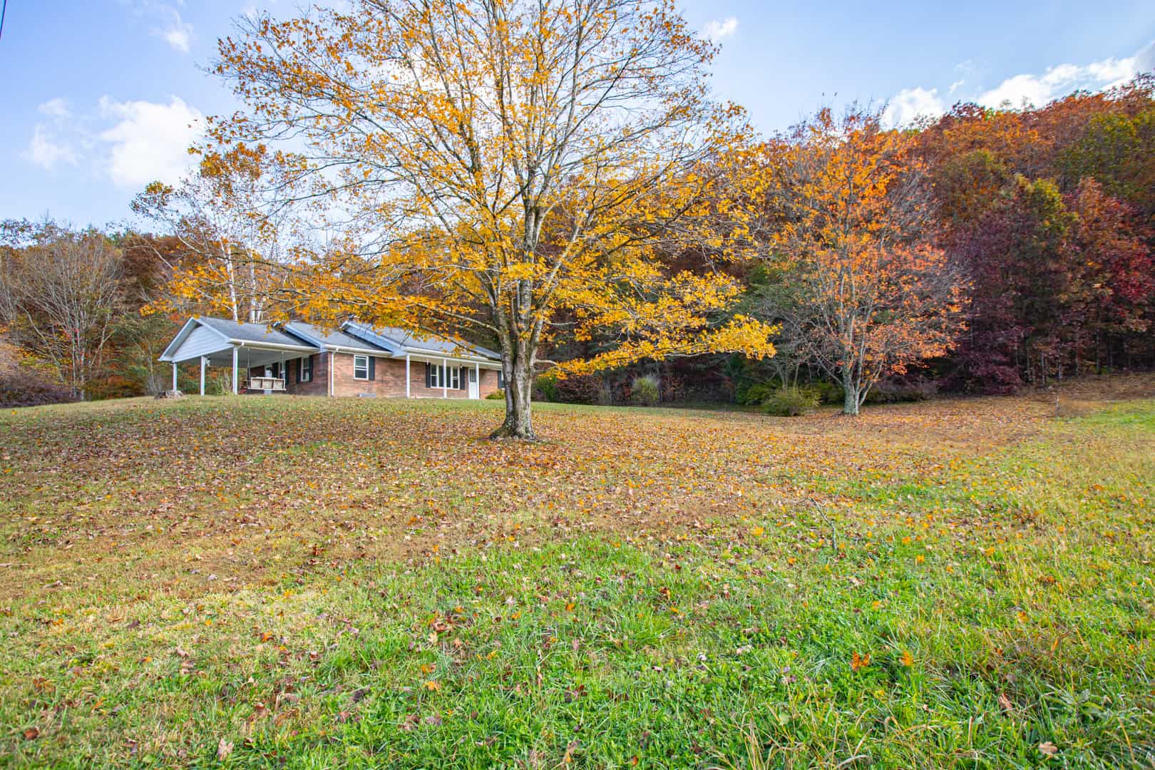 Liberty KY Country Home with Prime White-Tail Deer and Turkey Hunting Land