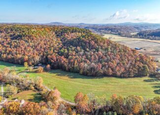 Liberty KY Country Home with Prime White-Tail Deer and Turkey Hunting Land