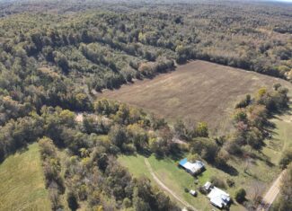 Hunting Land With Vintage Farm For Sale in Linden, Tennessee