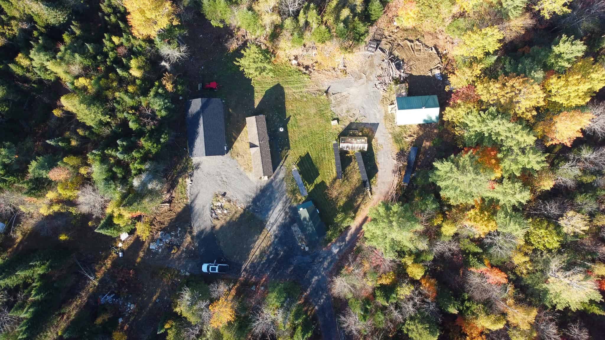 Off-Grid Maine Homestead with Dual Cabins, Solar Power & 49± Acres