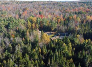 Off-Grid Maine Homestead with Dual Cabins, Solar Power & 49± Acres