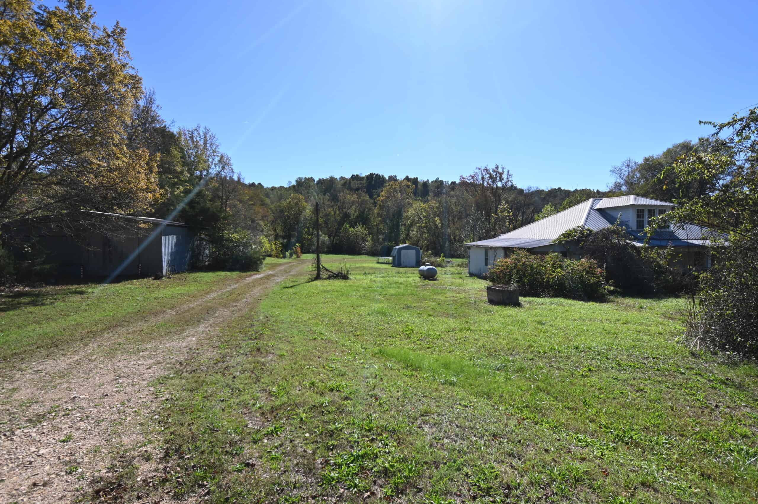 Hunting Land With Vintage Farm For Sale in Linden, Tennessee