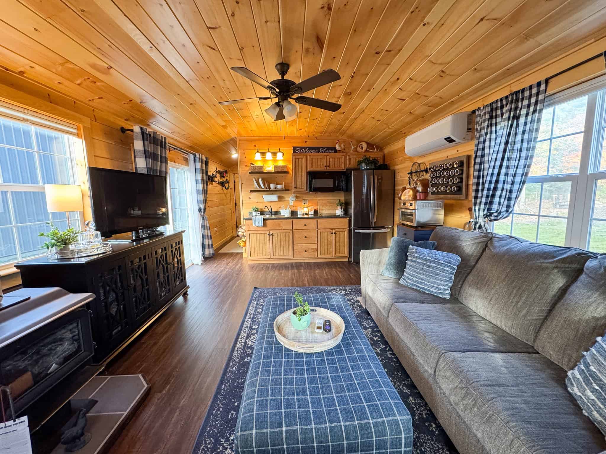 Off-Grid Maine Homestead with Dual Cabins, Solar Power & 49± Acres