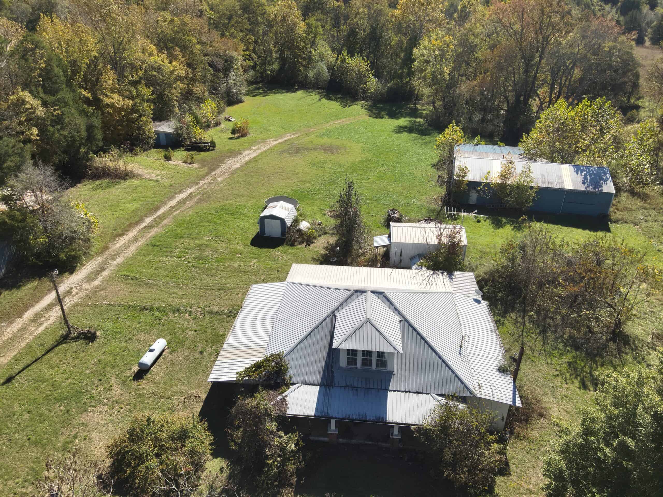 Hunting Land With Vintage Farm For Sale in Linden, Tennessee