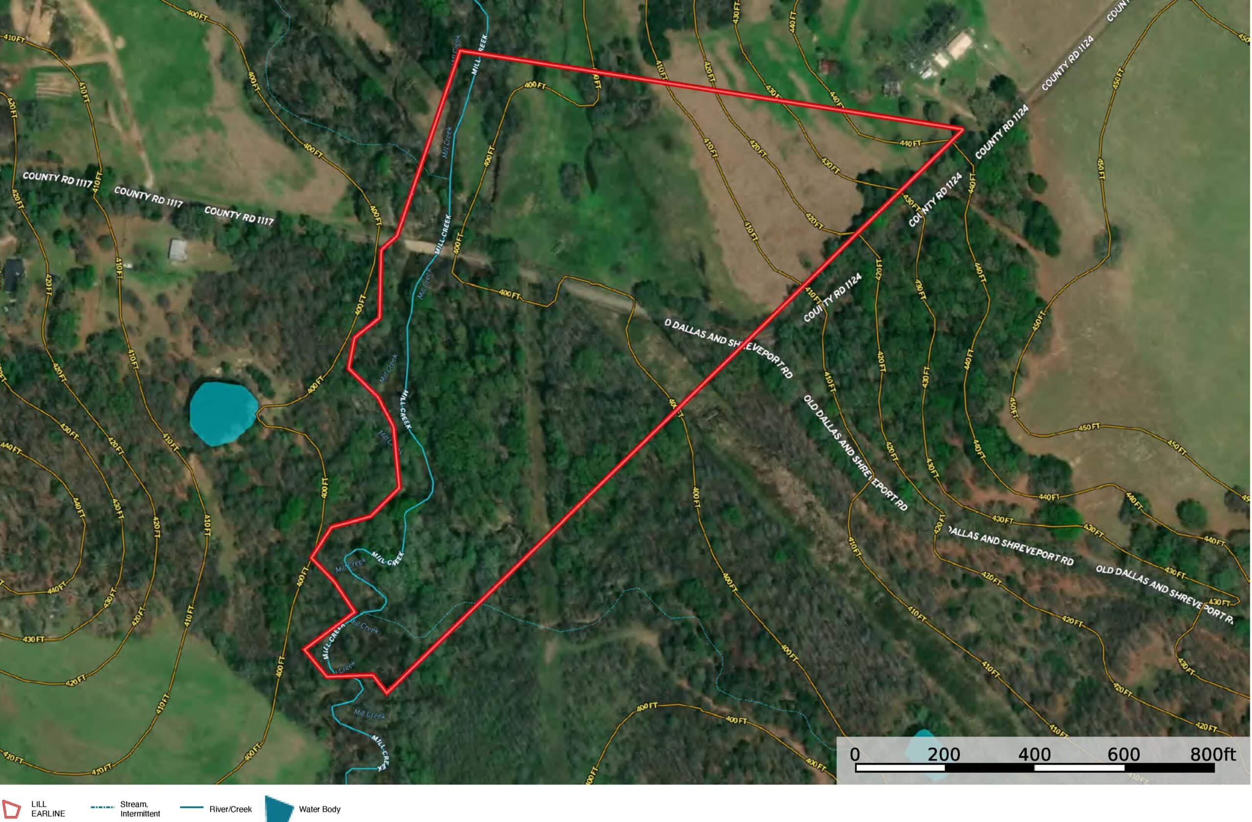 East Texas Hunting Property with Year-Round Creek in Fruitvale