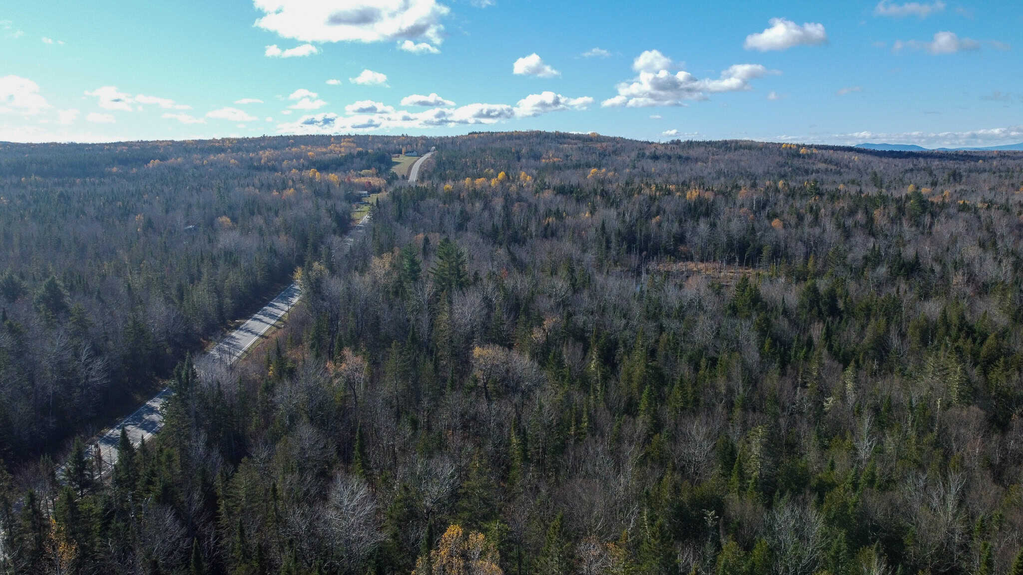 115± Acres Hunting Land with Trout Brook, Power & Paved Road Access