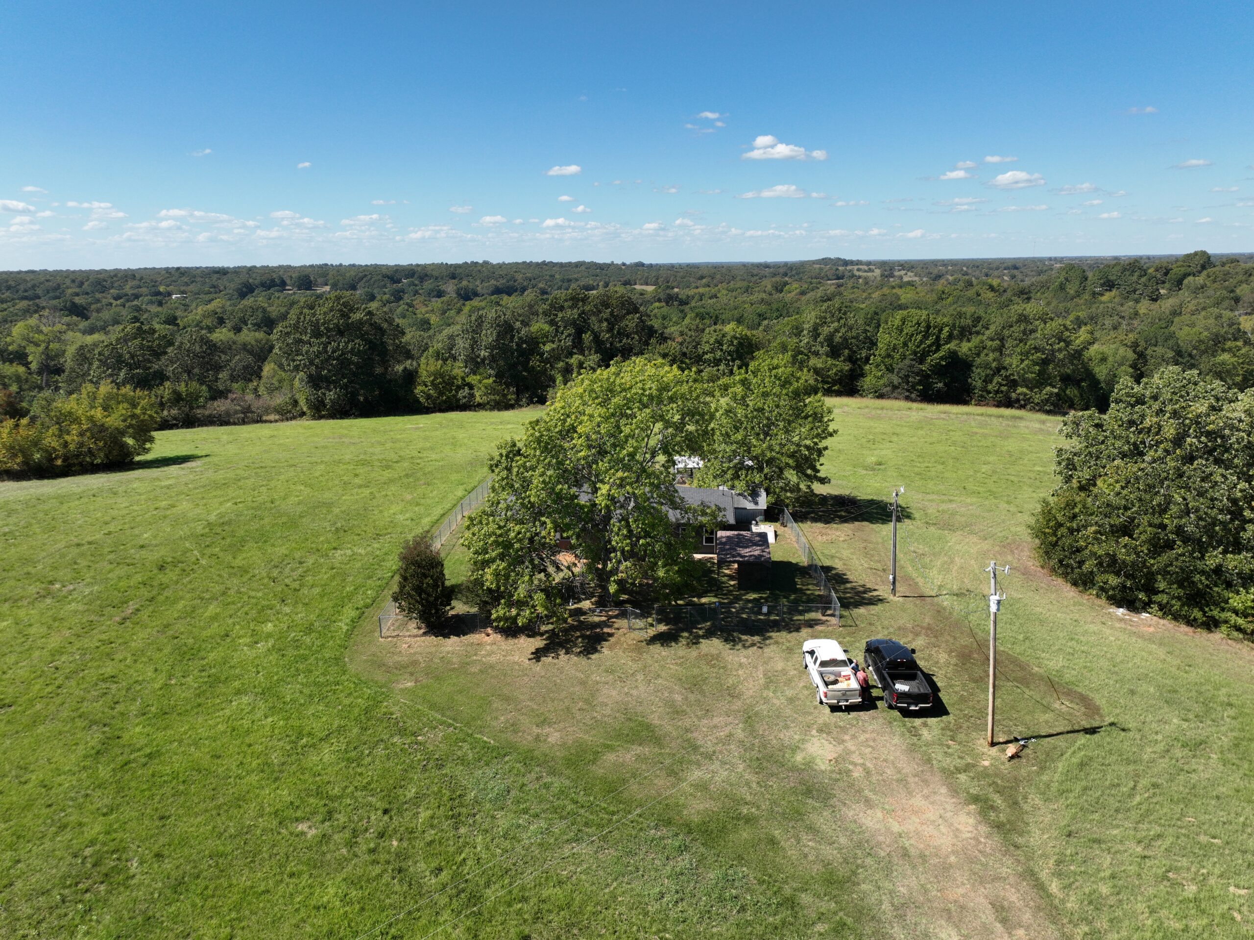 30 Acres with Remodeled Home – Rolling Hills & Productive Hay Land West of Hugo, Oklahoma