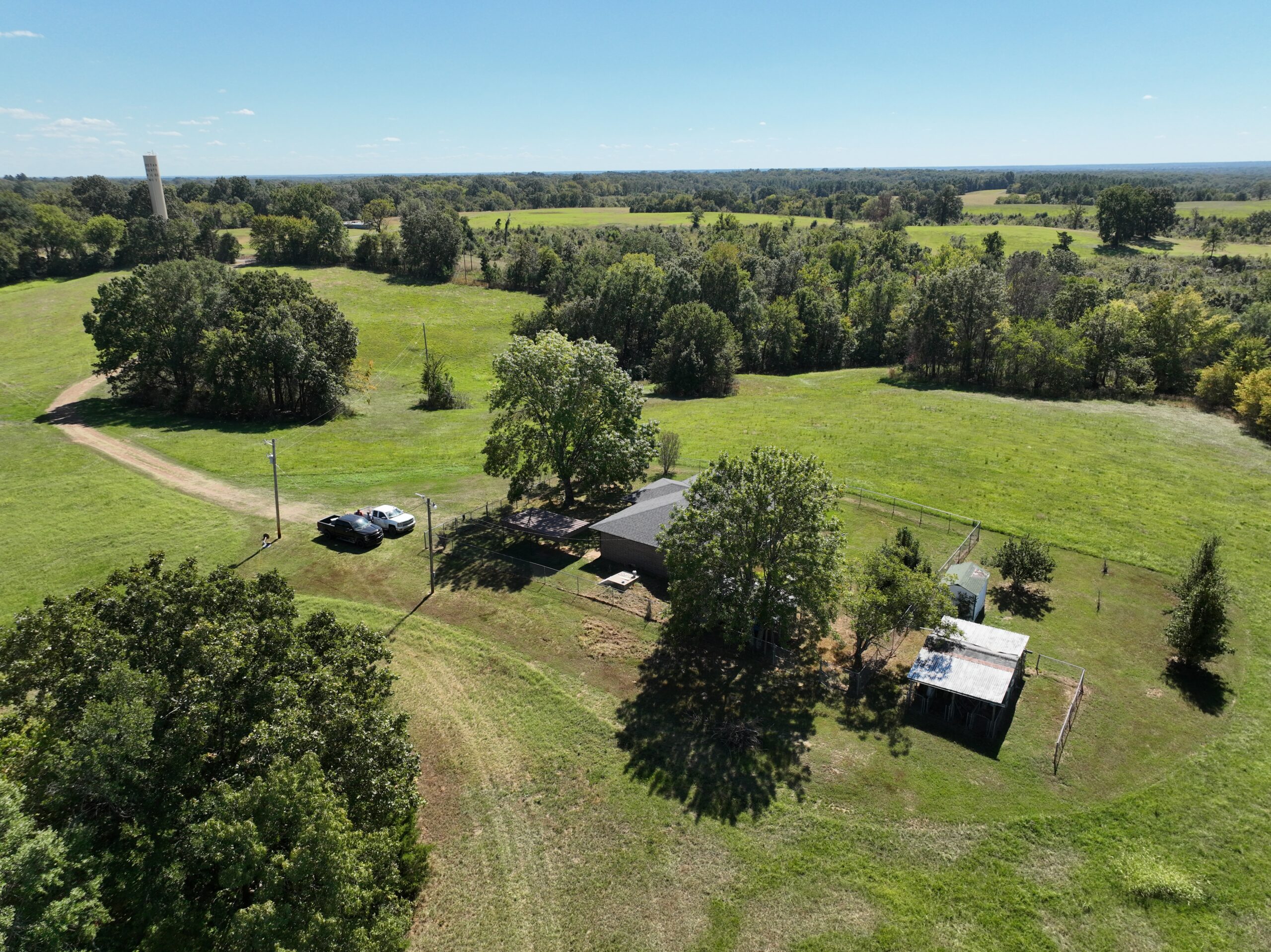 30 Acres with Remodeled Home – Rolling Hills & Productive Hay Land West of Hugo, Oklahoma
