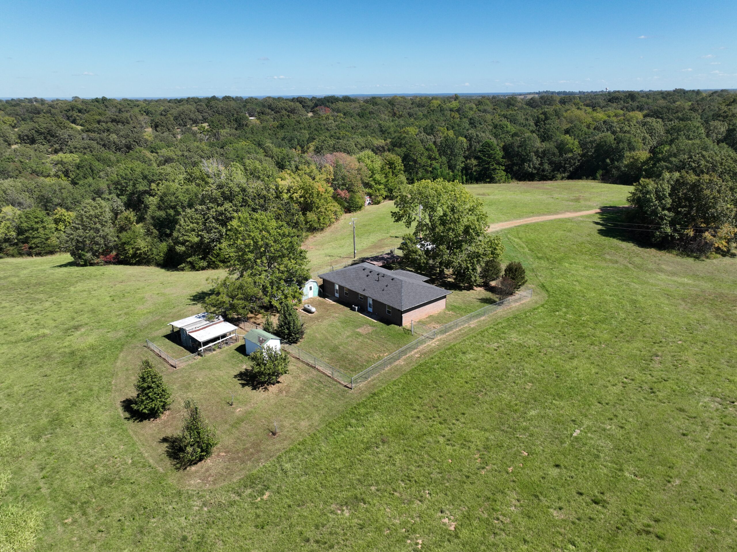 30 Acres with Remodeled Home – Rolling Hills & Productive Hay Land West of Hugo, Oklahoma