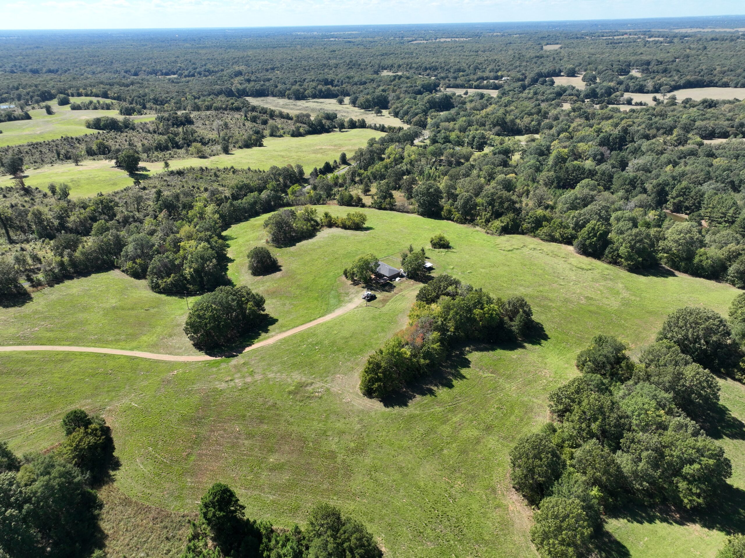 30 Acres with Remodeled Home – Rolling Hills & Productive Hay Land West of Hugo, Oklahoma