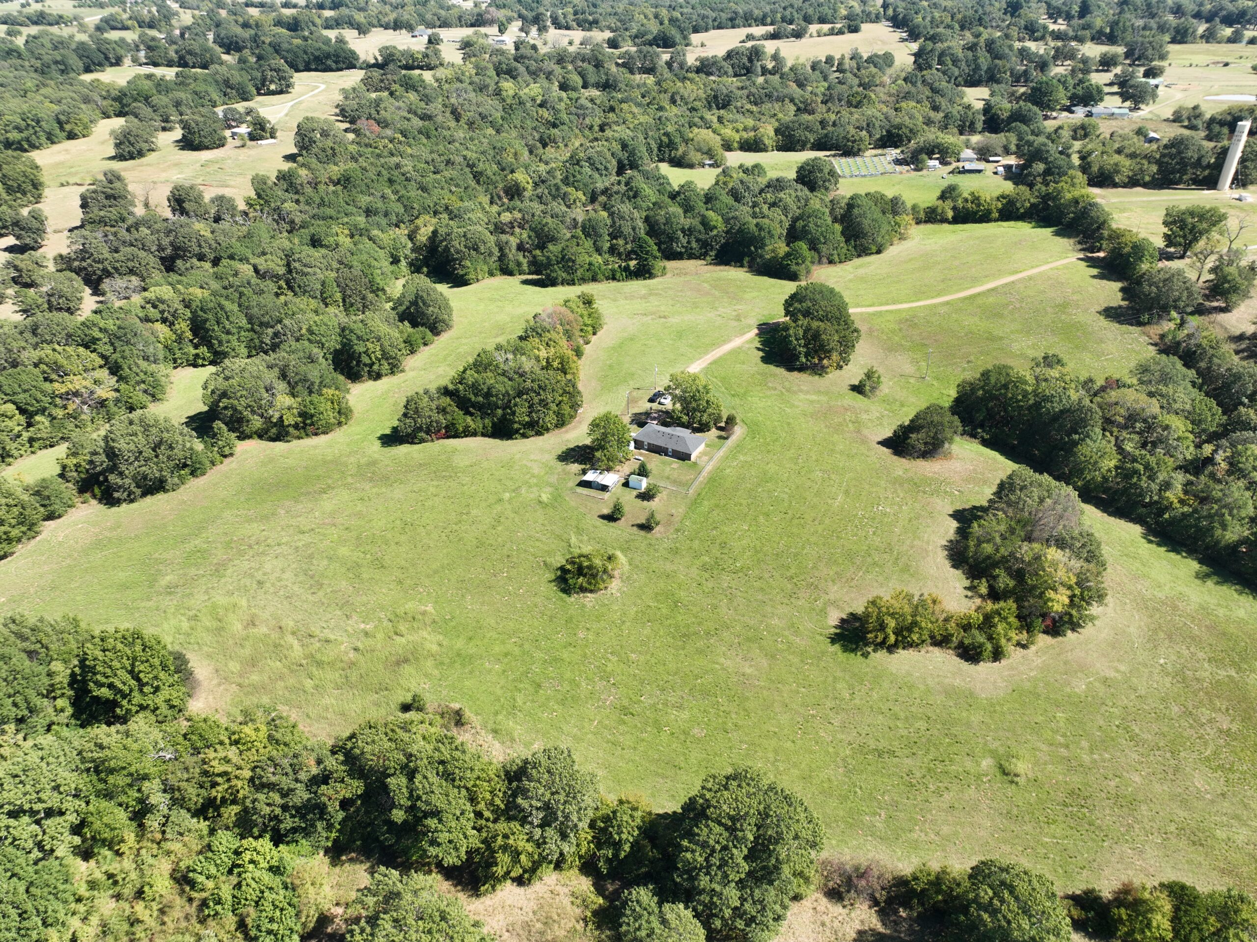 30 Acres with Remodeled Home – Rolling Hills & Productive Hay Land West of Hugo, Oklahoma