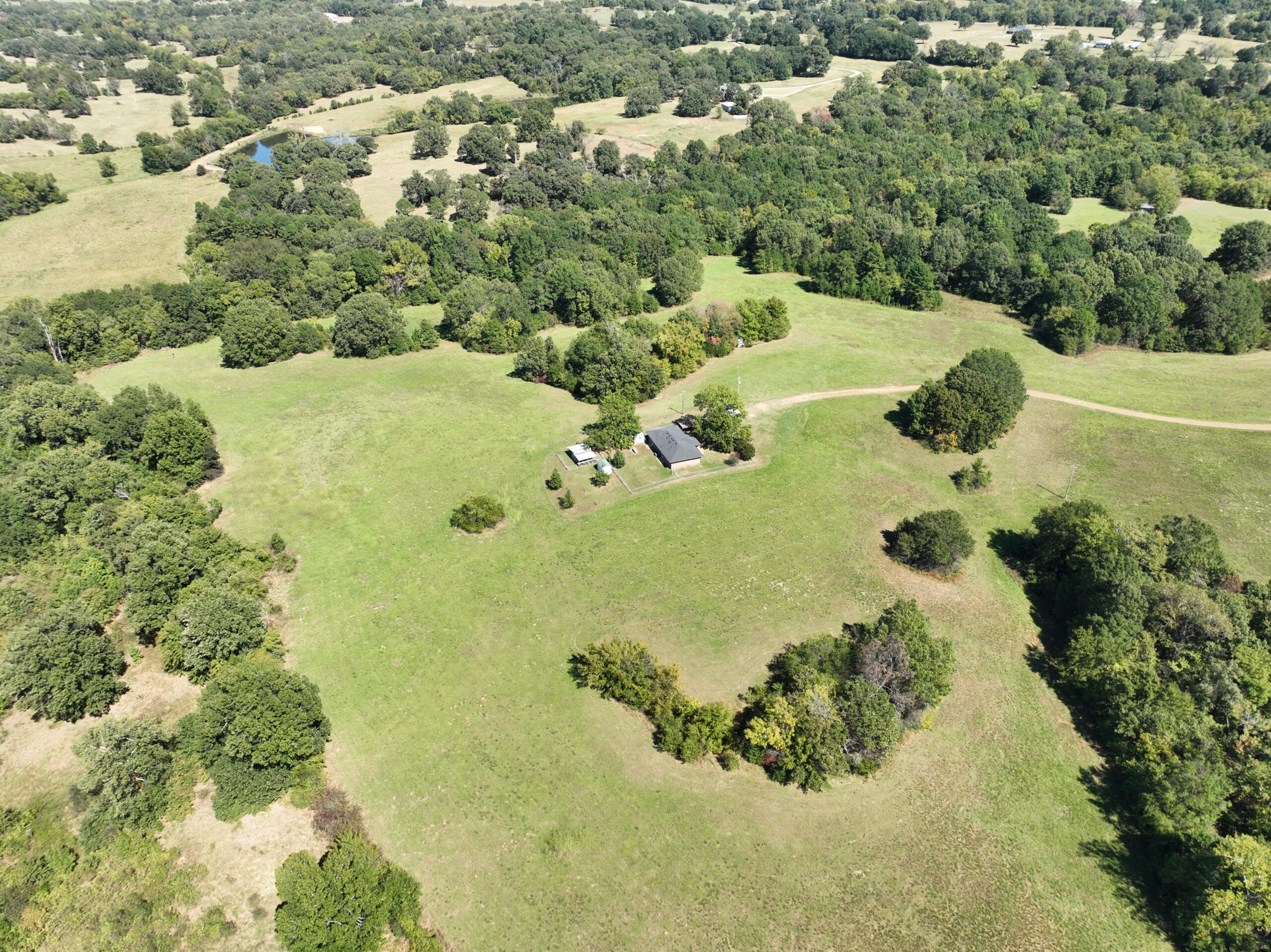 30 Acres with Remodeled Home – Rolling Hills & Productive Hay Land West of Hugo, Oklahoma
