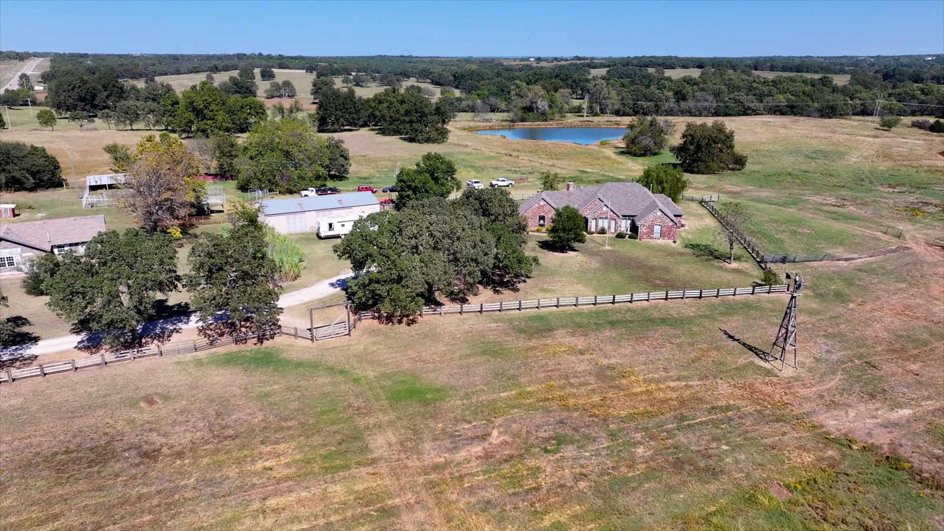 NO RESERVE AUCTION – Prime Oklahoma Ranch Land & Home on HWY 177