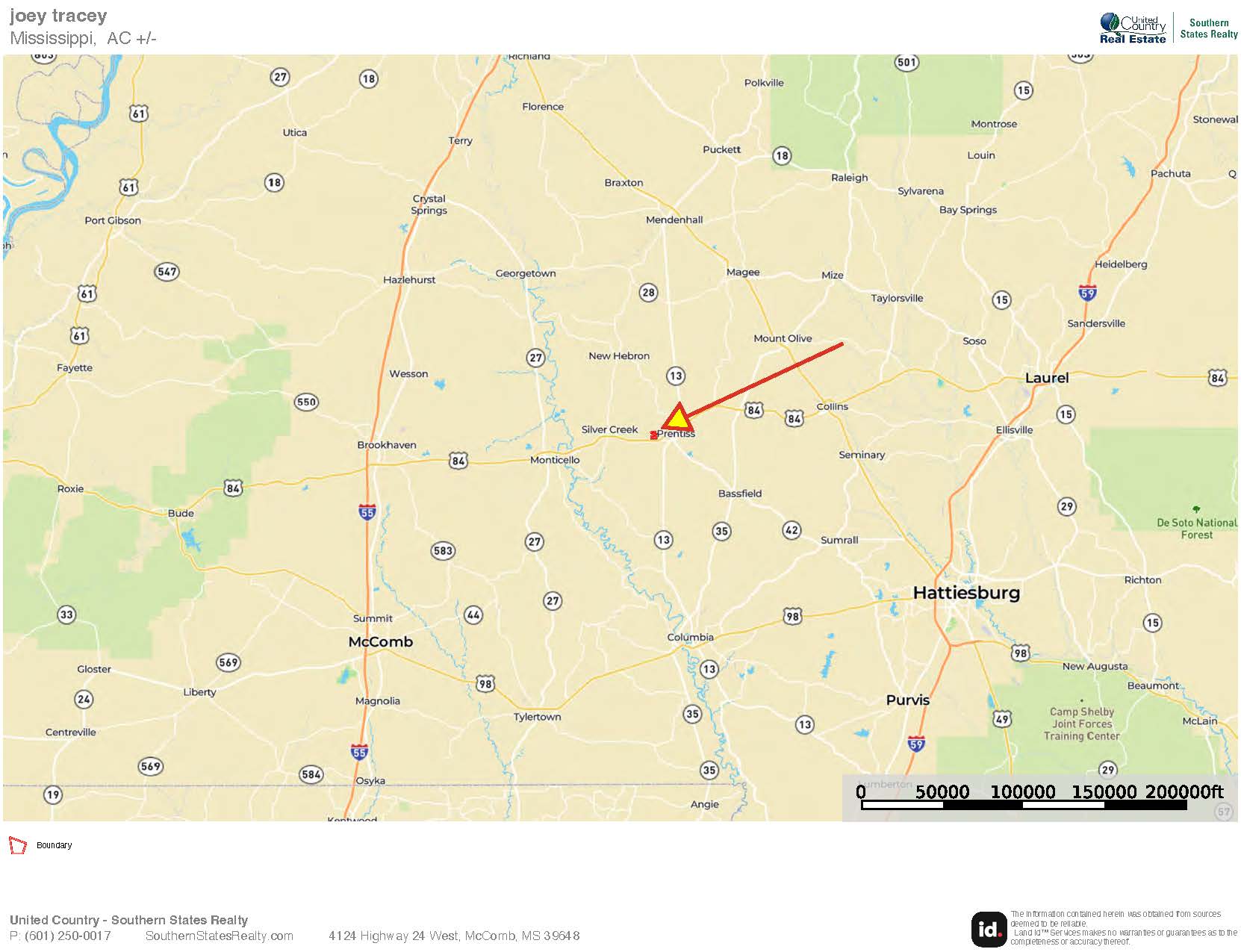 Prentiss MS Pasture Land for sale