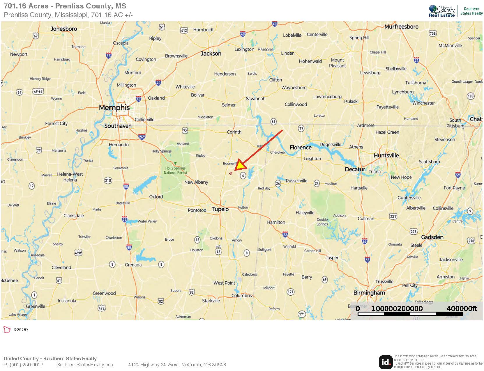 701 Acre Timber & Hunting Land Prentiss Co MS