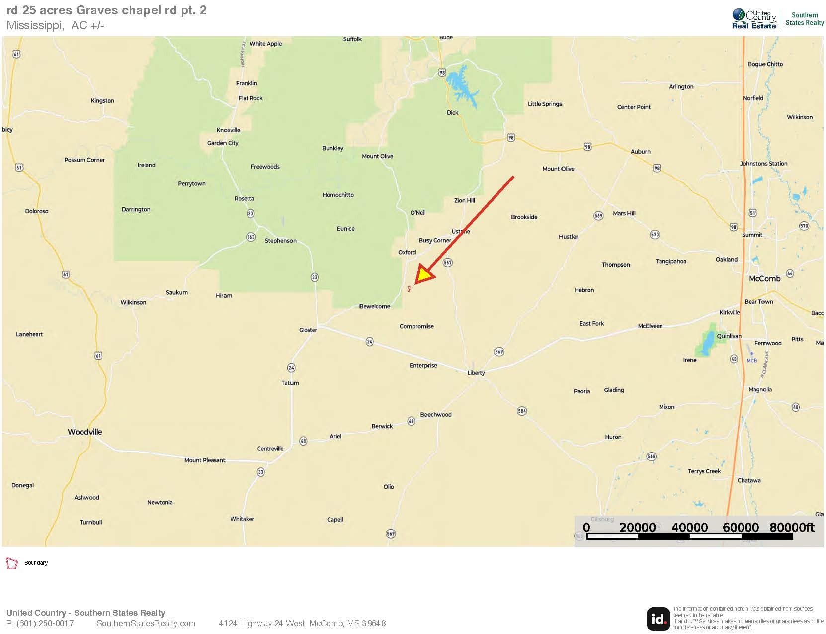 Land for Sale in Amite County, MS
