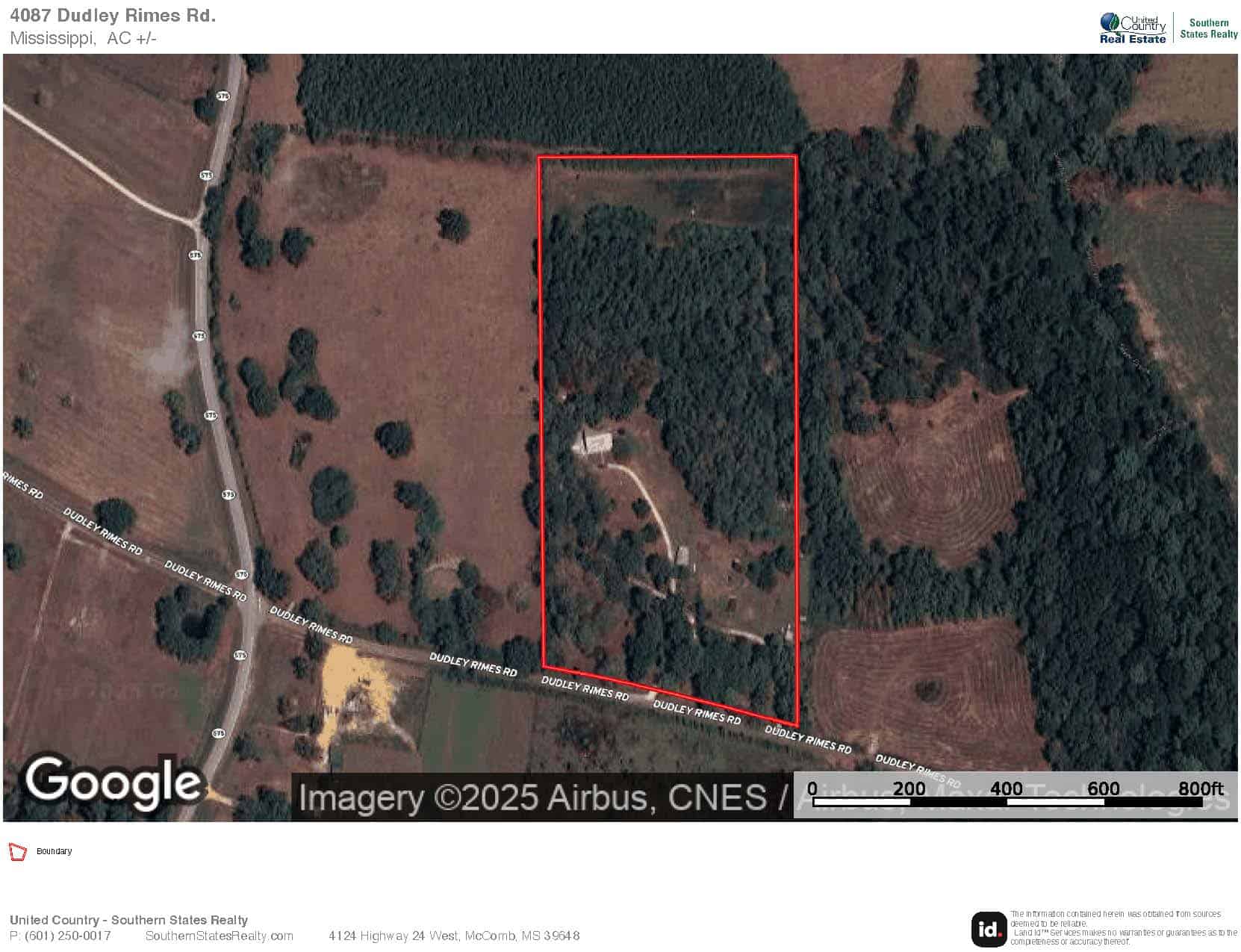 Farmhouse on Acreage with Hunting Land in Magnolia MS