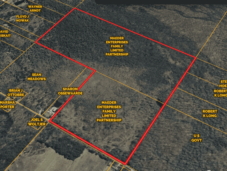 Hunting land for sale in Newaygo County Michigan